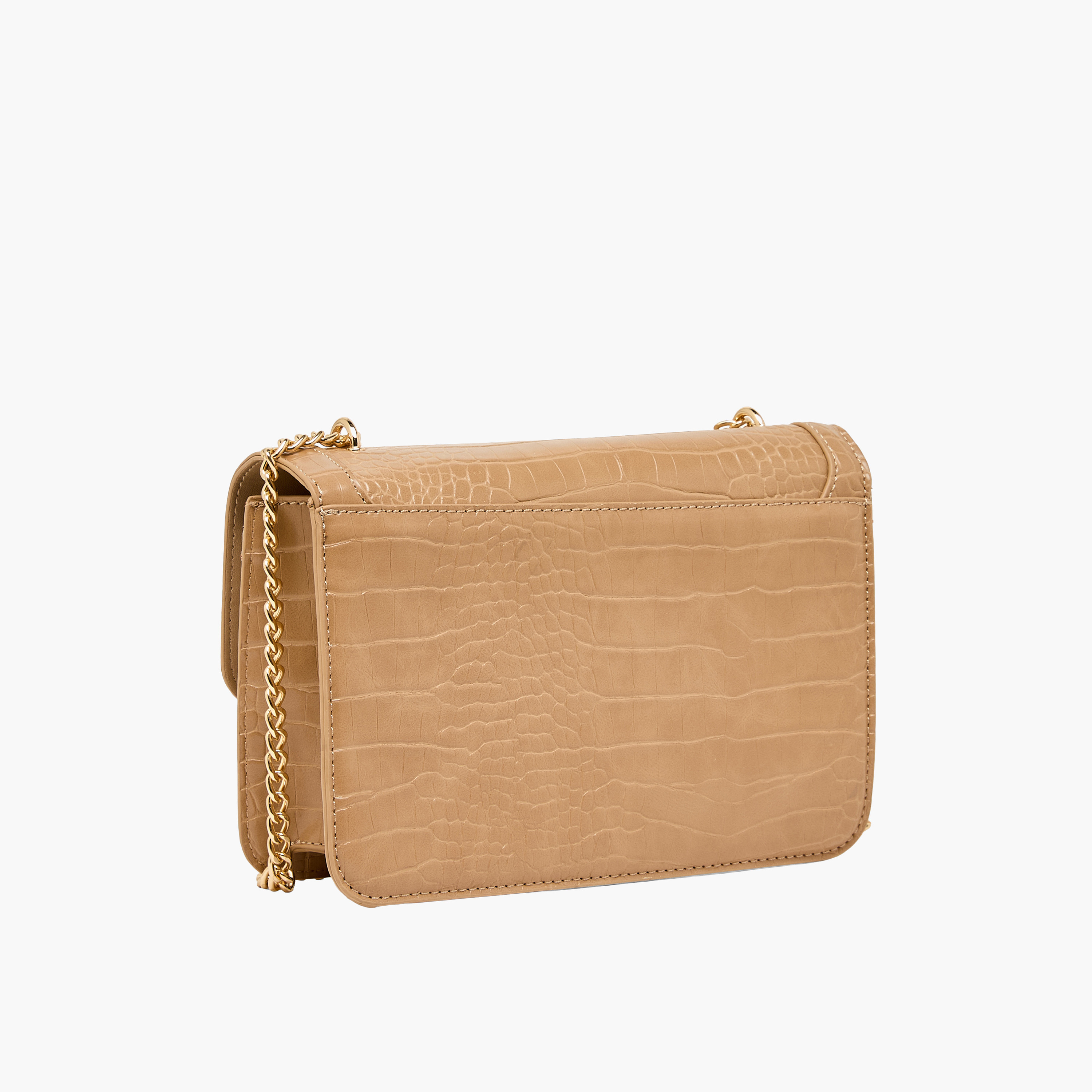 Adore Textured Crossbody Bag with Chain Strap-women-bagsandwallets-handbags-image-3