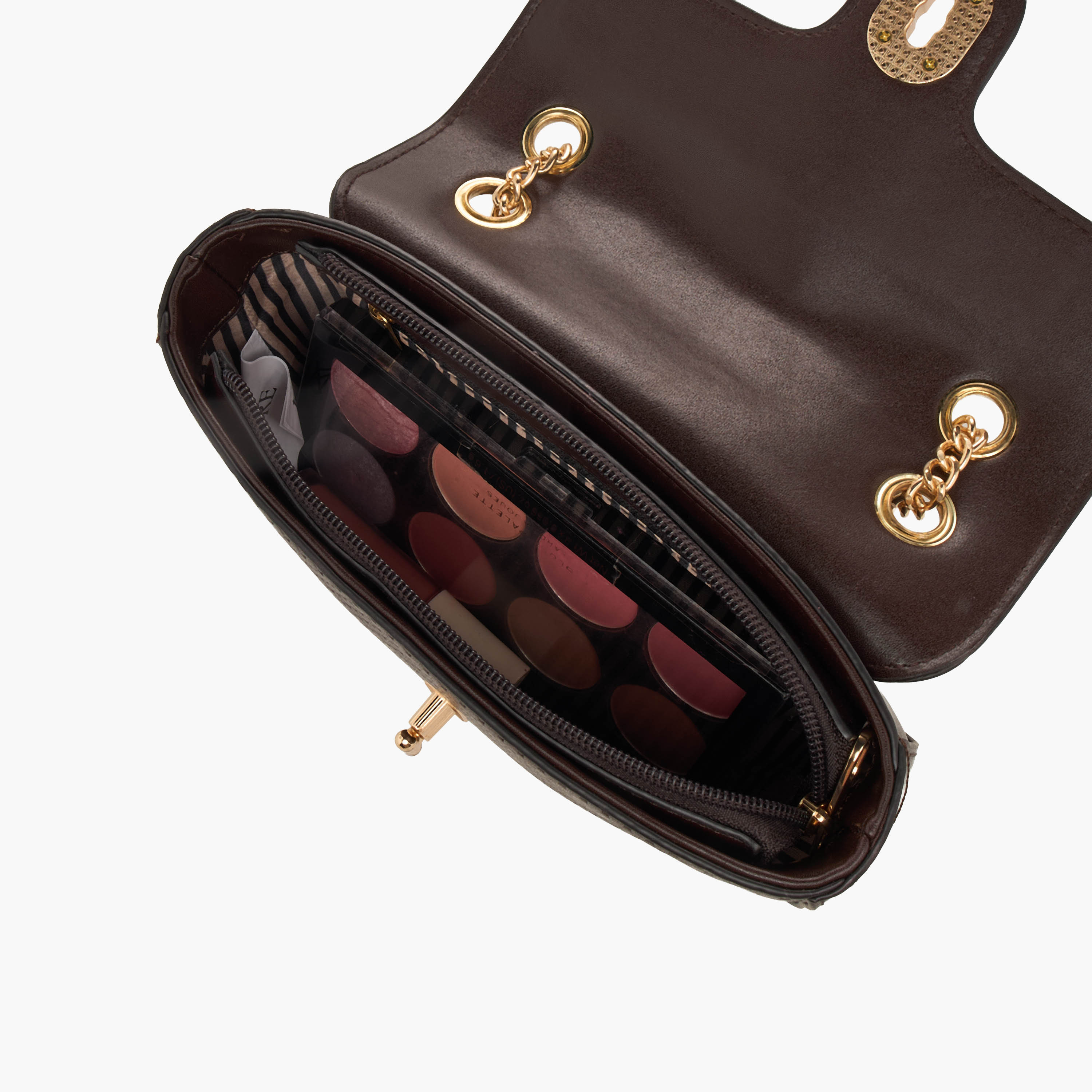 Adore Textured Crossbody Bag with Chain Strap-women-bagsandwallets-handbags-image-8
