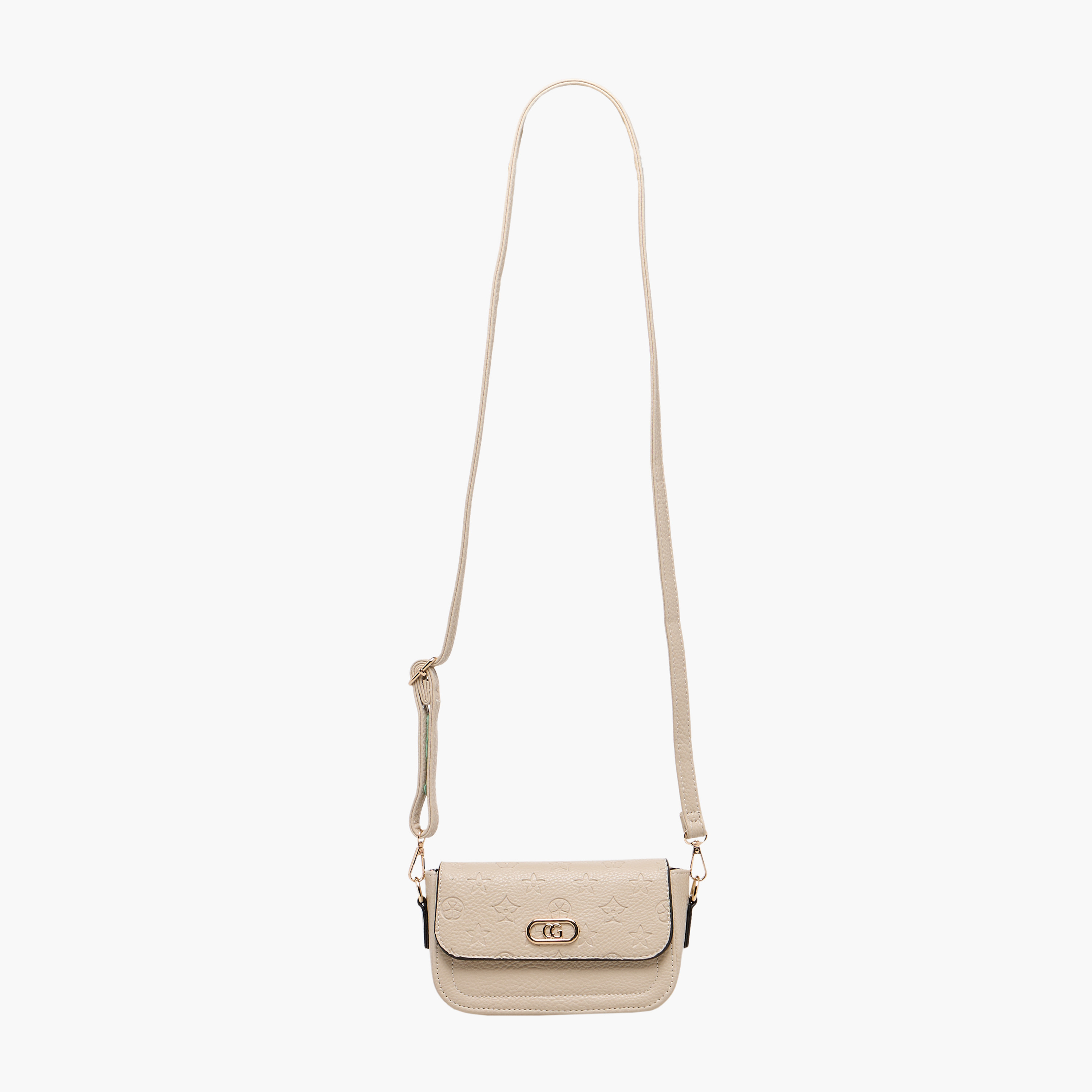 Adore Embossed Crossbody Bag with Zip Closure-women-bagsandwallets-handbags-image-3