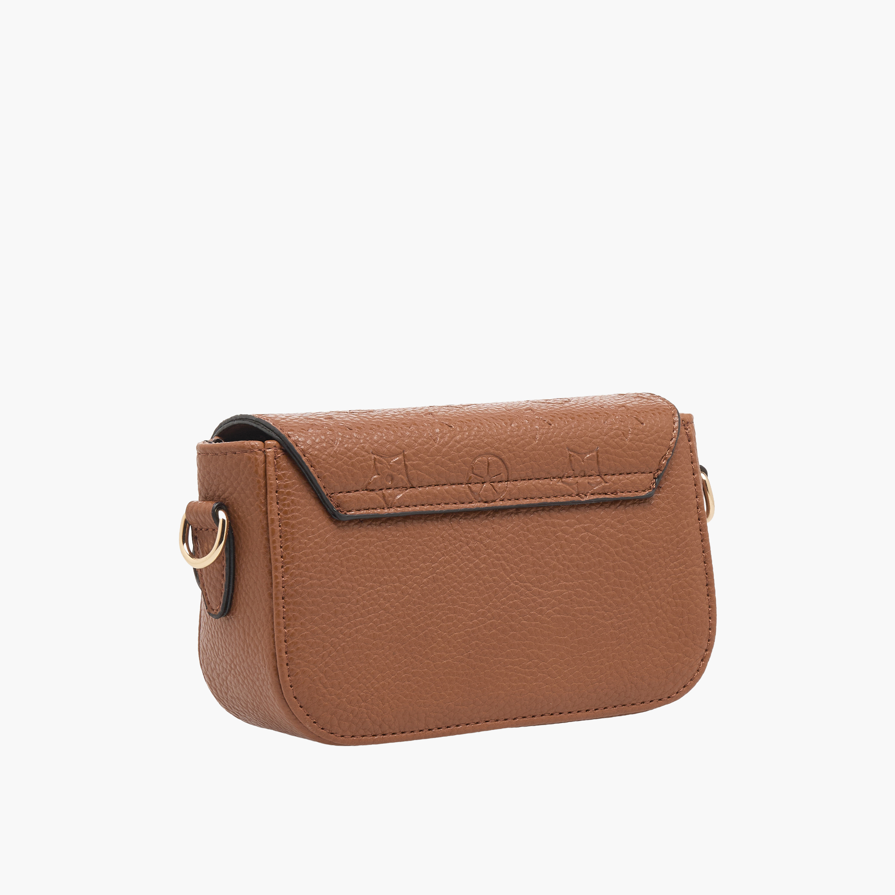 Adore Embossed Crossbody Bag with Zip Closure-women-bagsandwallets-handbags-image-4