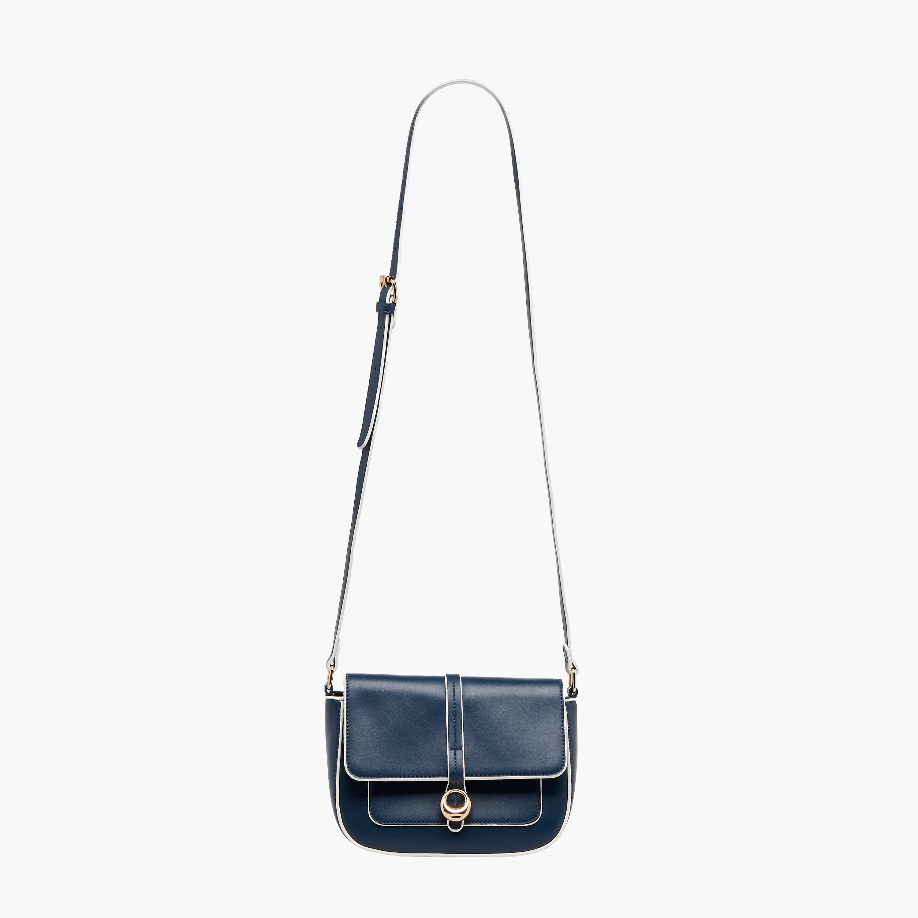شنطة كروس بودي سادة بحزام قابل للتعديل من أدور-women-bagsandwallets-handbags-image-2
