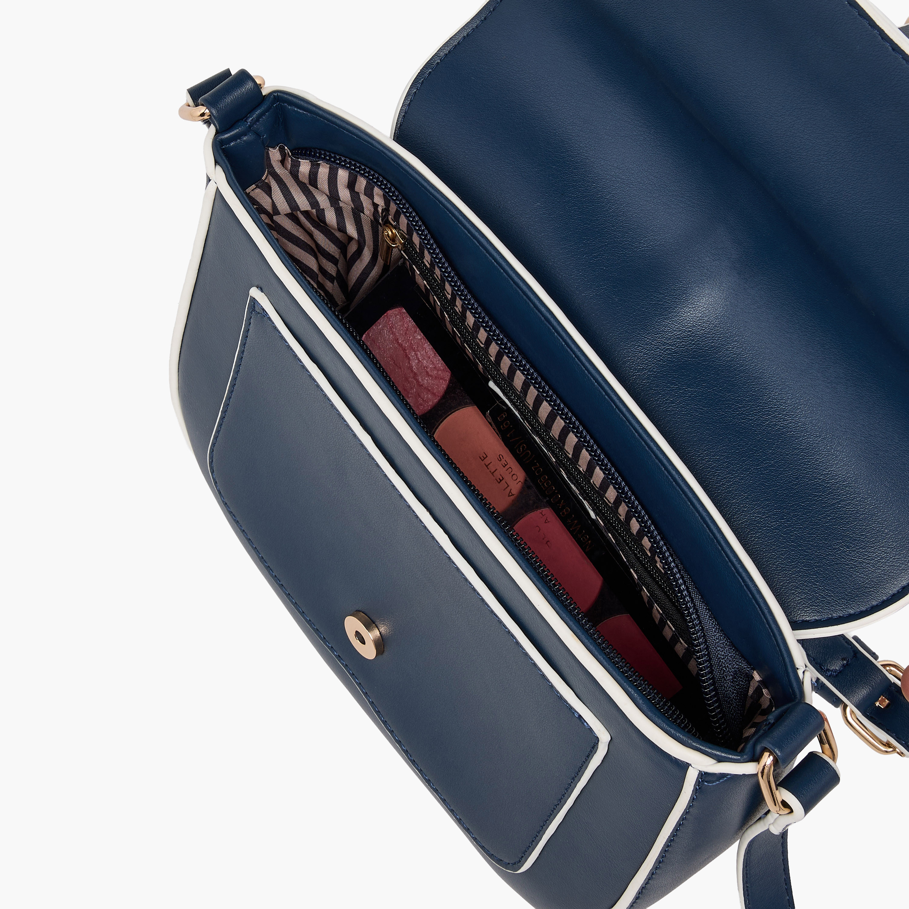 شنطة كروس بودي سادة بحزام قابل للتعديل من أدور-women-bagsandwallets-handbags-image-8