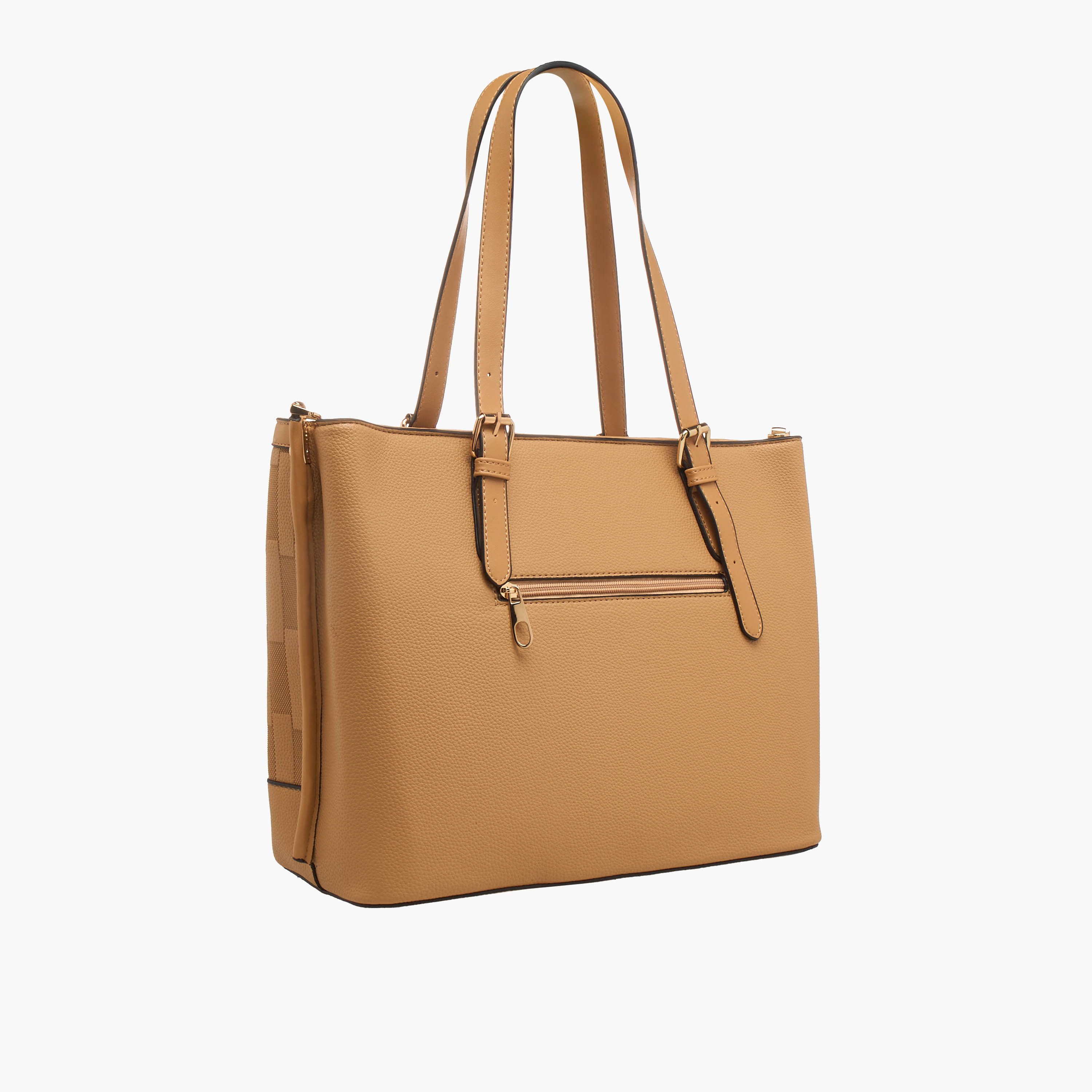 شنطة توتي بارزة الملمس بمقابض مزدوجة من أدور-women-bagsandwallets-handbags-image-4