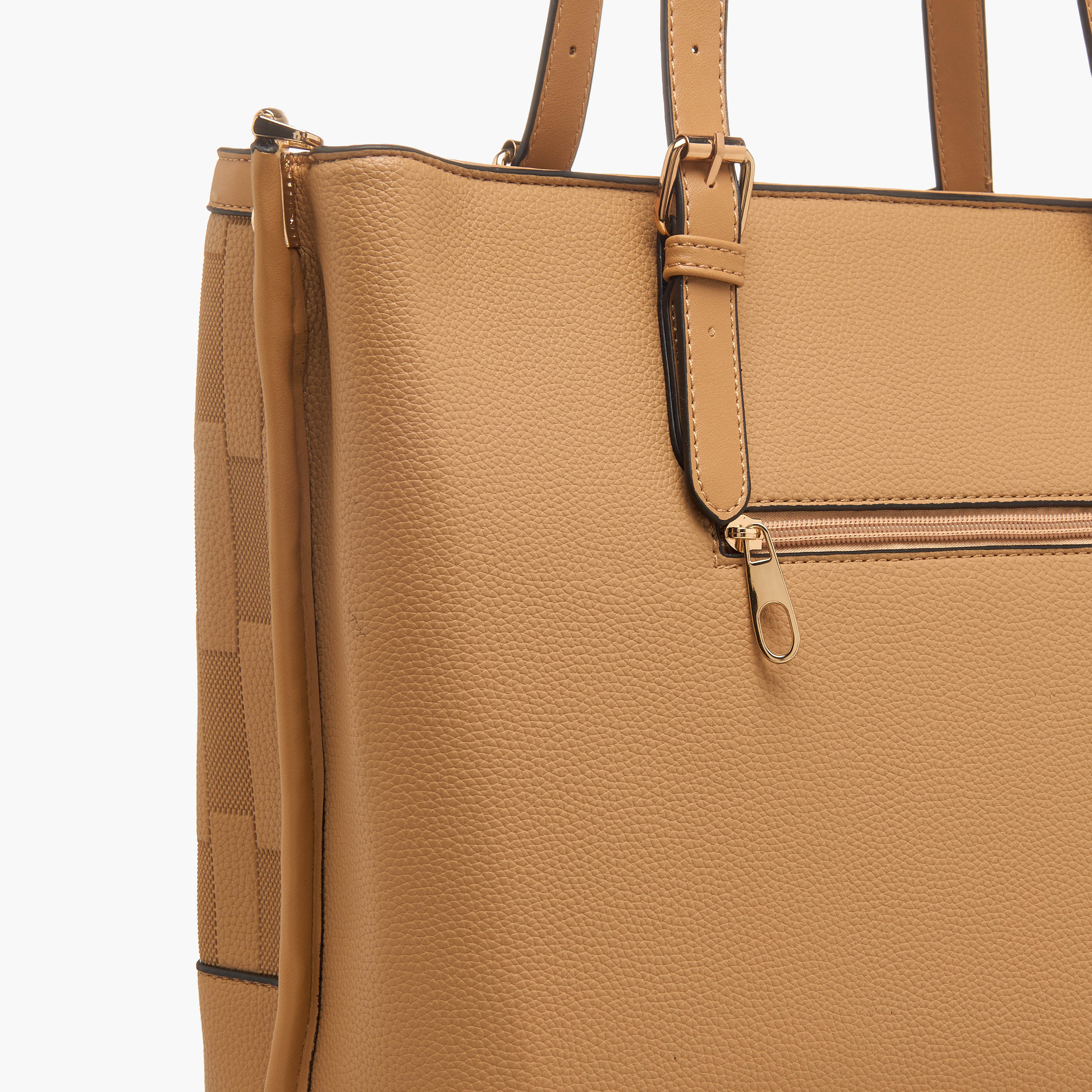 شنطة توتي بارزة الملمس بمقابض مزدوجة من أدور-women-bagsandwallets-handbags-image-6