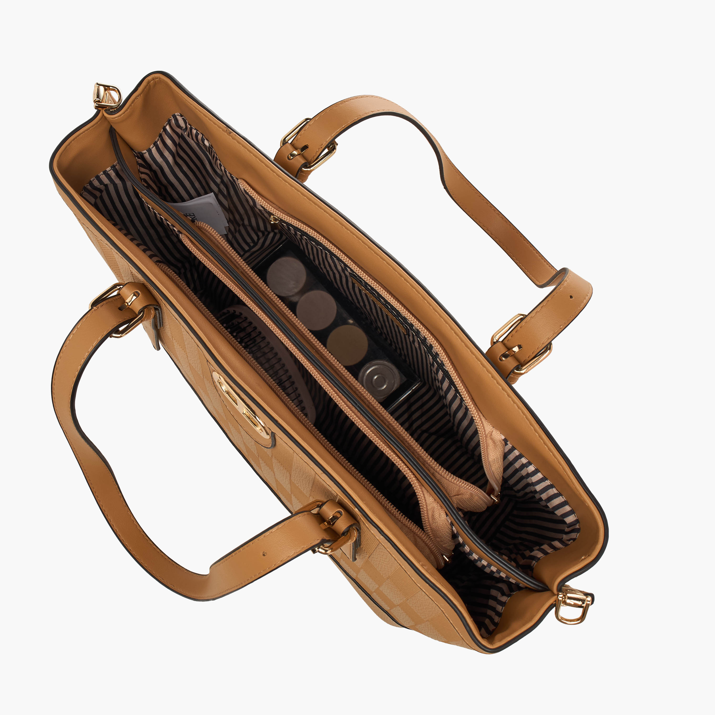 شنطة توتي بارزة الملمس بمقابض مزدوجة من أدور-women-bagsandwallets-handbags-image-8