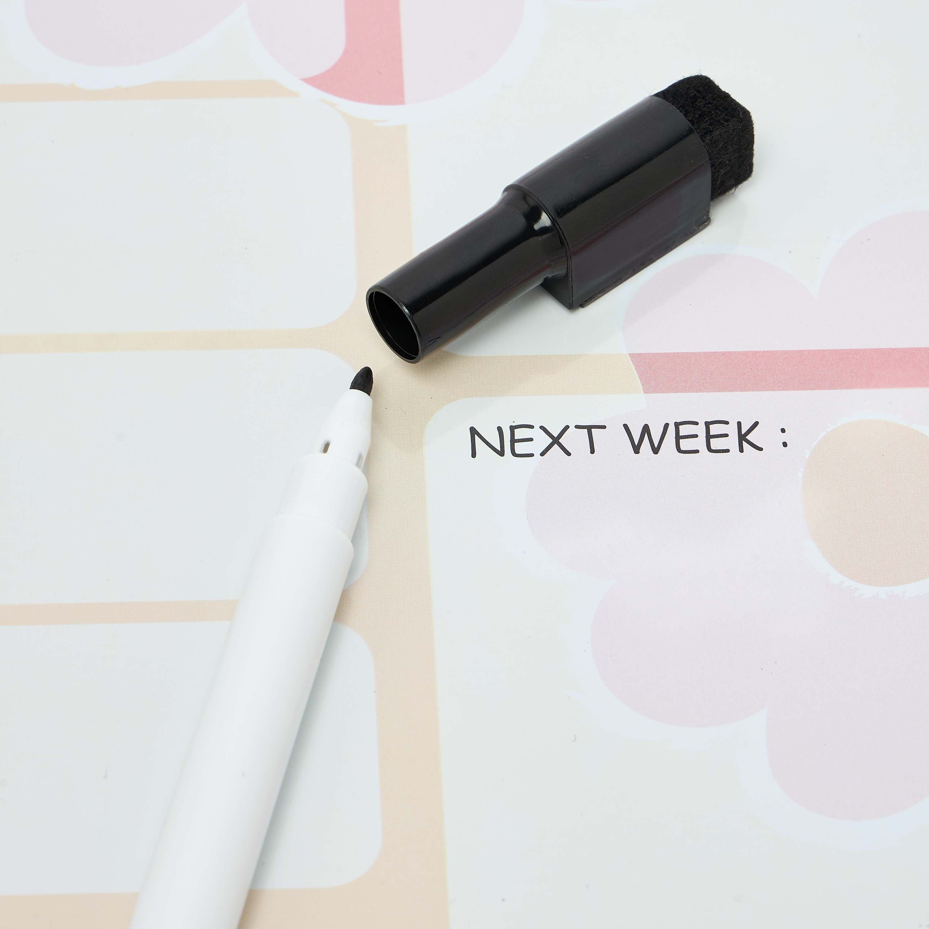 White Board with Marker and Sticker-school-stationery-accessories-image-5