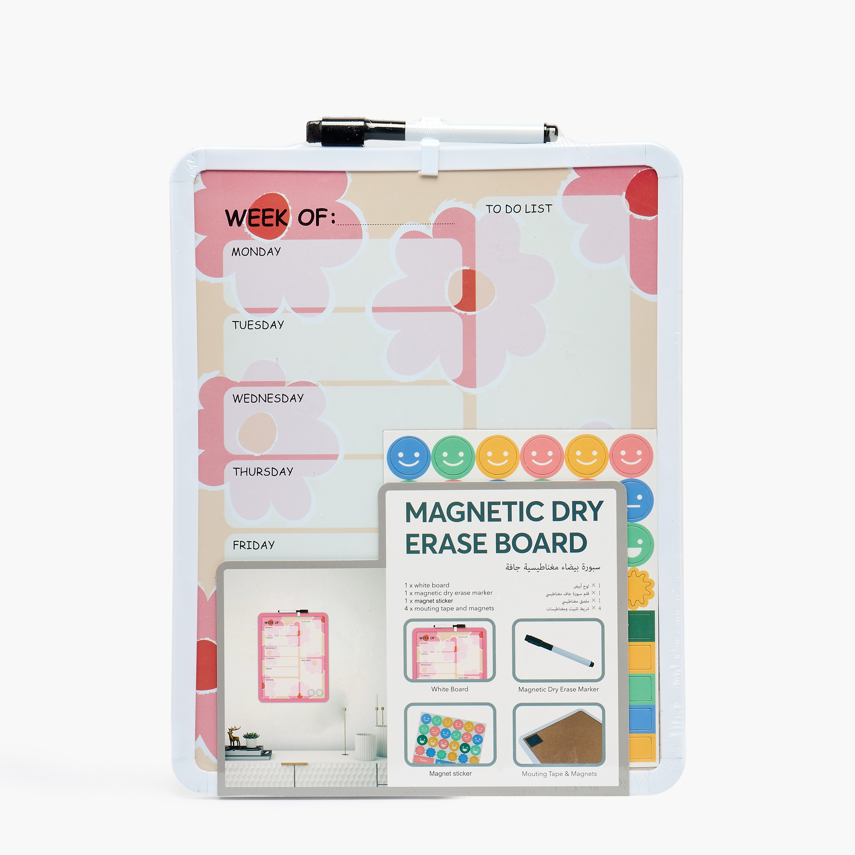 White Board with Marker and Sticker-school-stationery-accessories-image-7