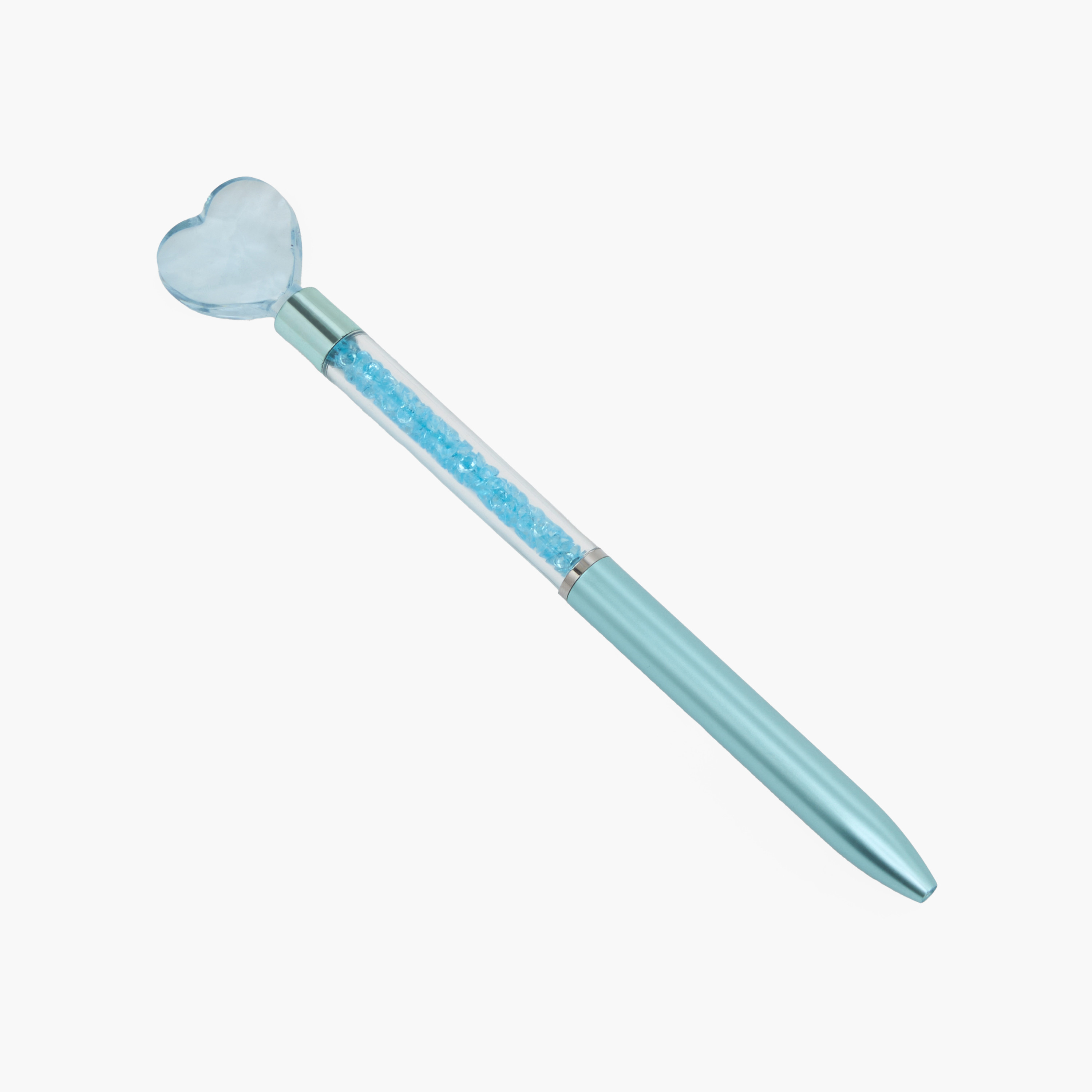 Heart Topped Ball Pen - Black Ink-school-stationery-pensandpencils-image-2