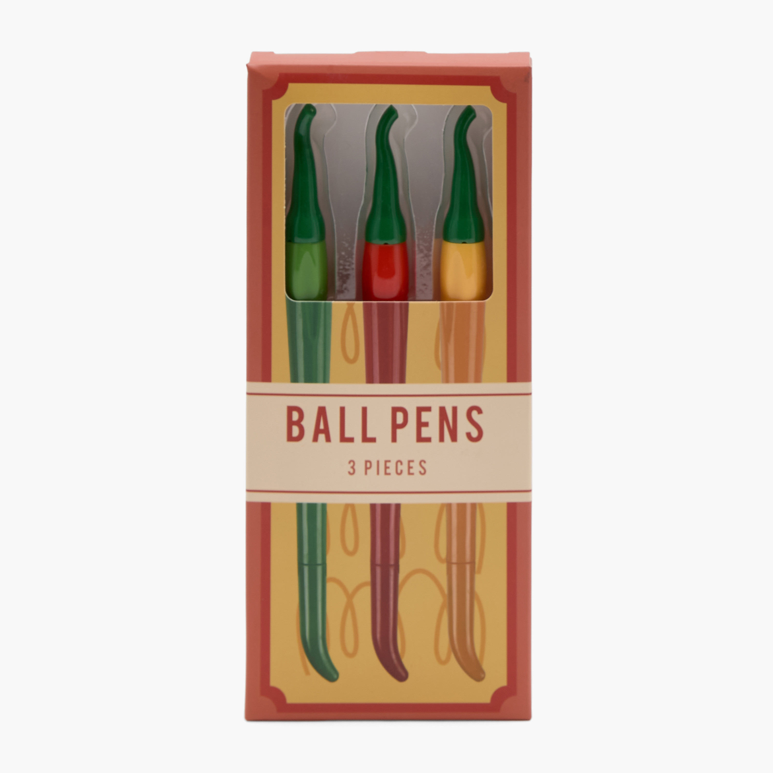 Set of 3 - Chilli Design Pen-school-stationery-pensandpencils-image-5