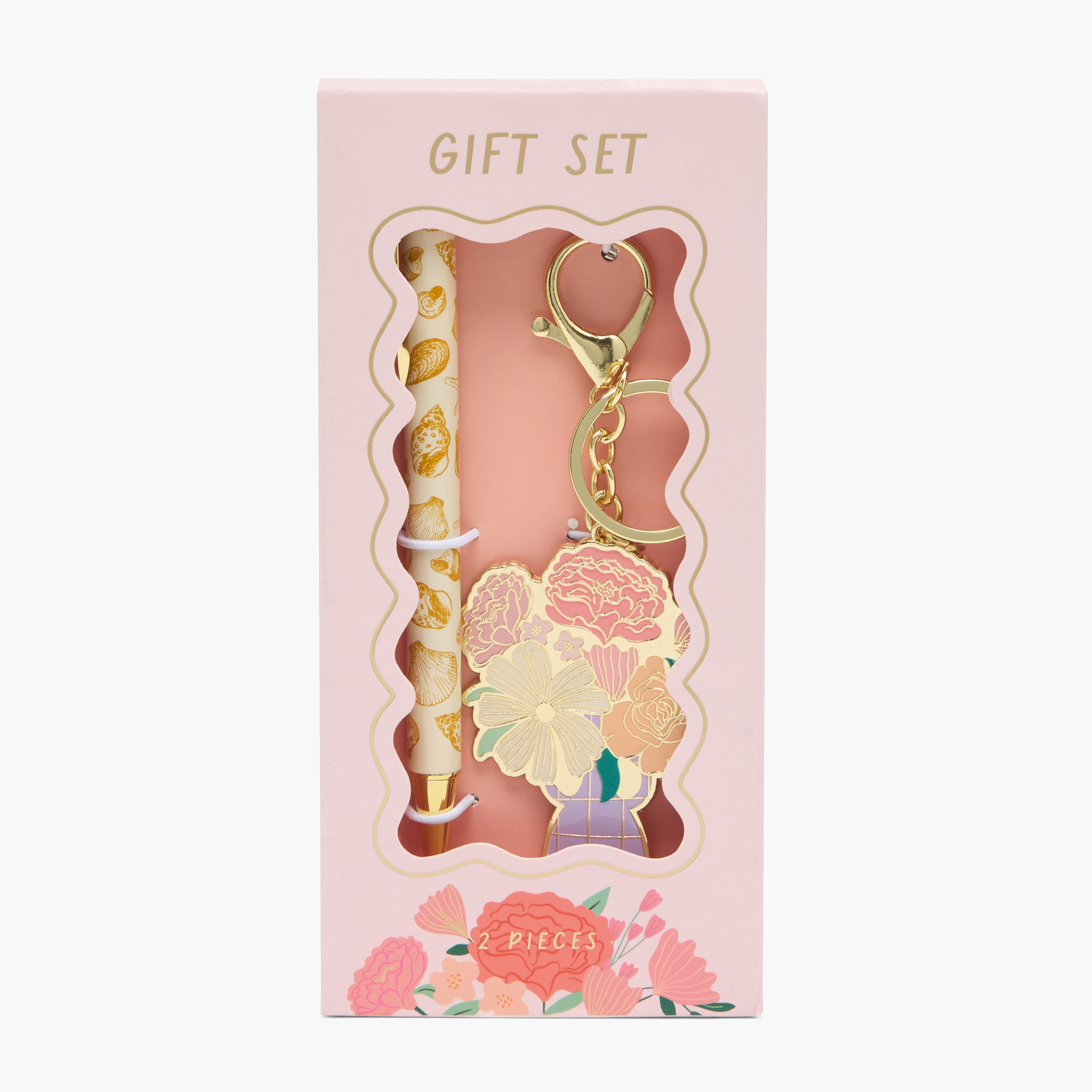 Set of 2 Floral Pen and Key Chain-school-stationery-pensandpencils-image-6