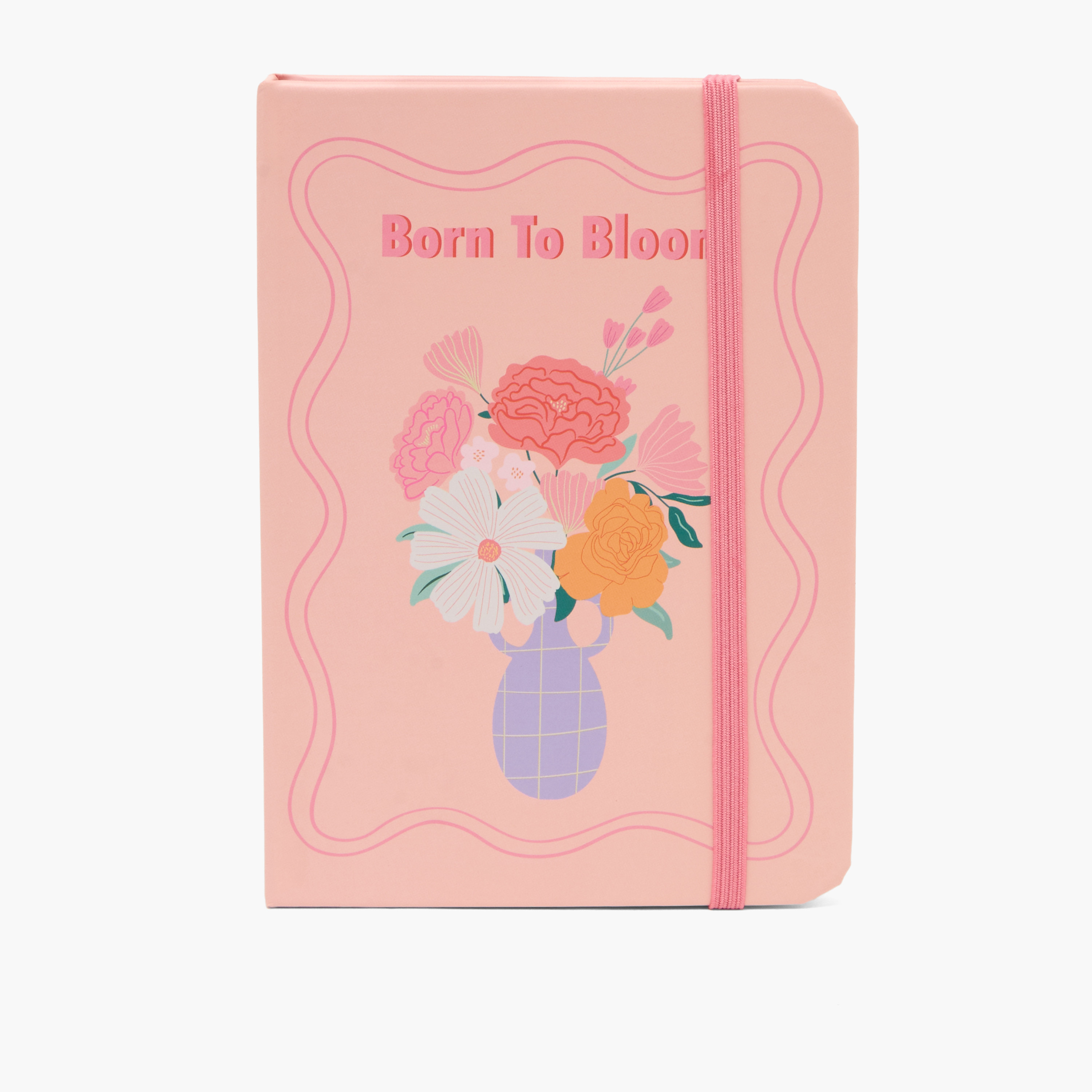 Floral Print Notebook-school-stationery-notebooks-image-1