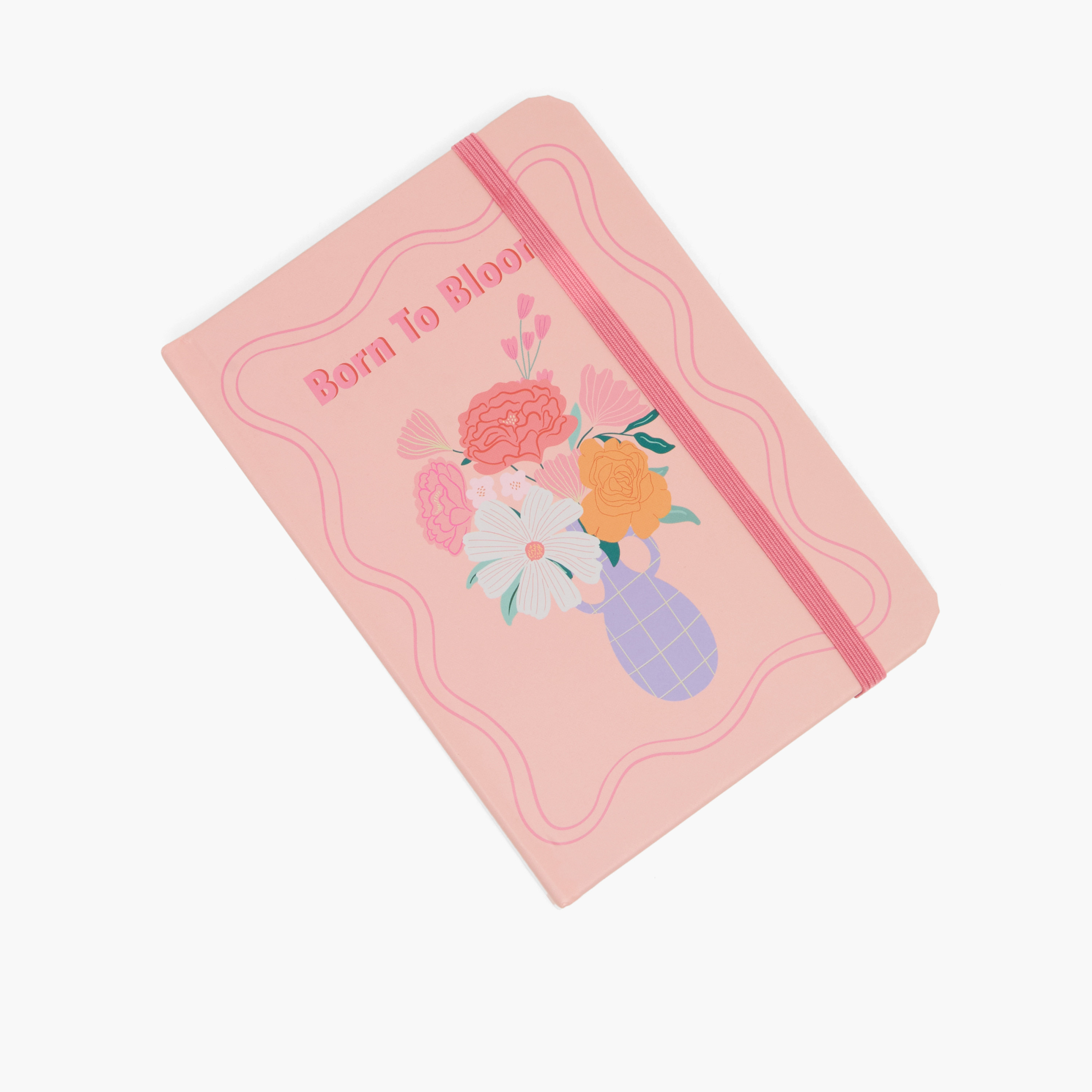 Floral Print Notebook-school-stationery-notebooks-image-2