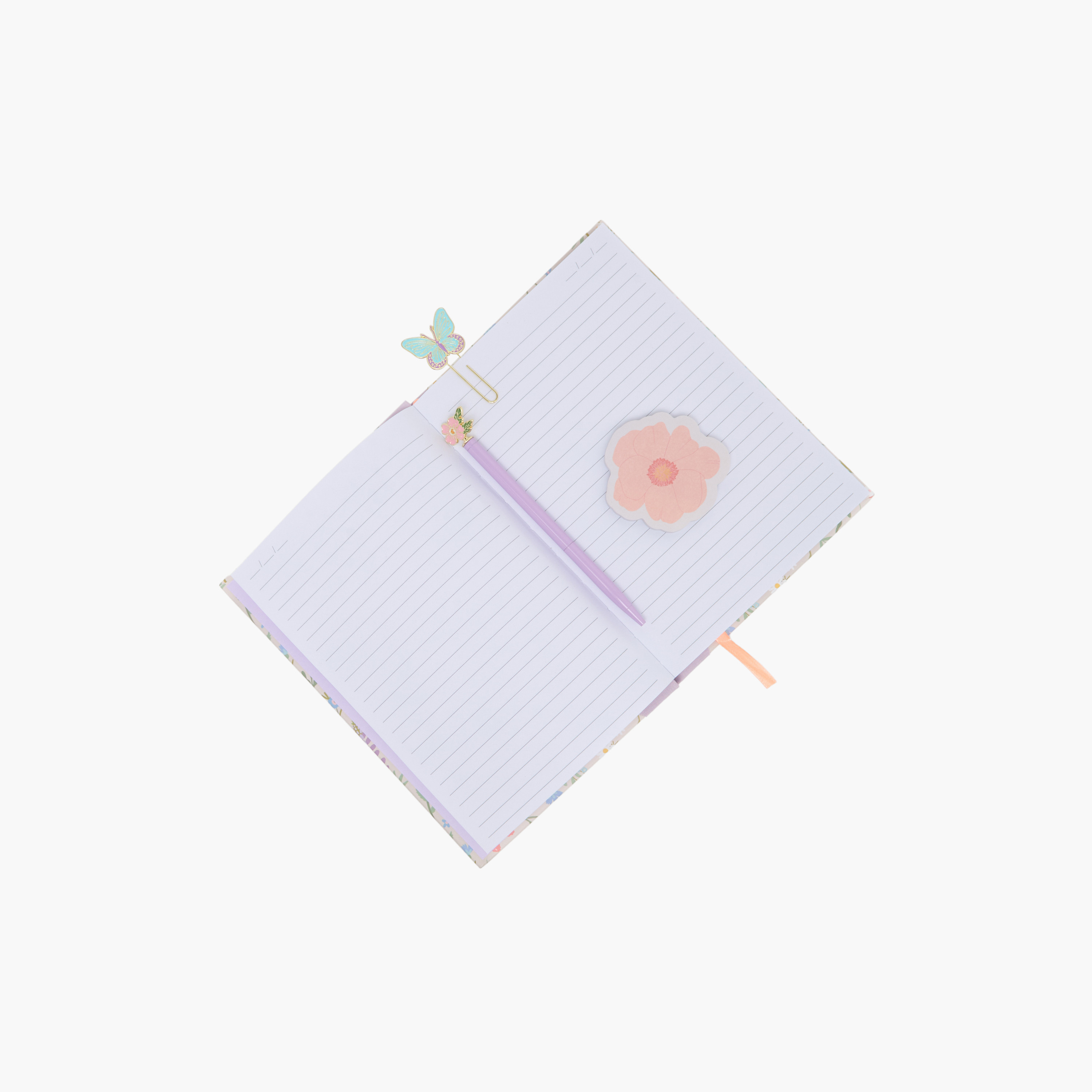 Set of 4 Floral Notebook Gift Set-school-stationery-notebooks-image-4