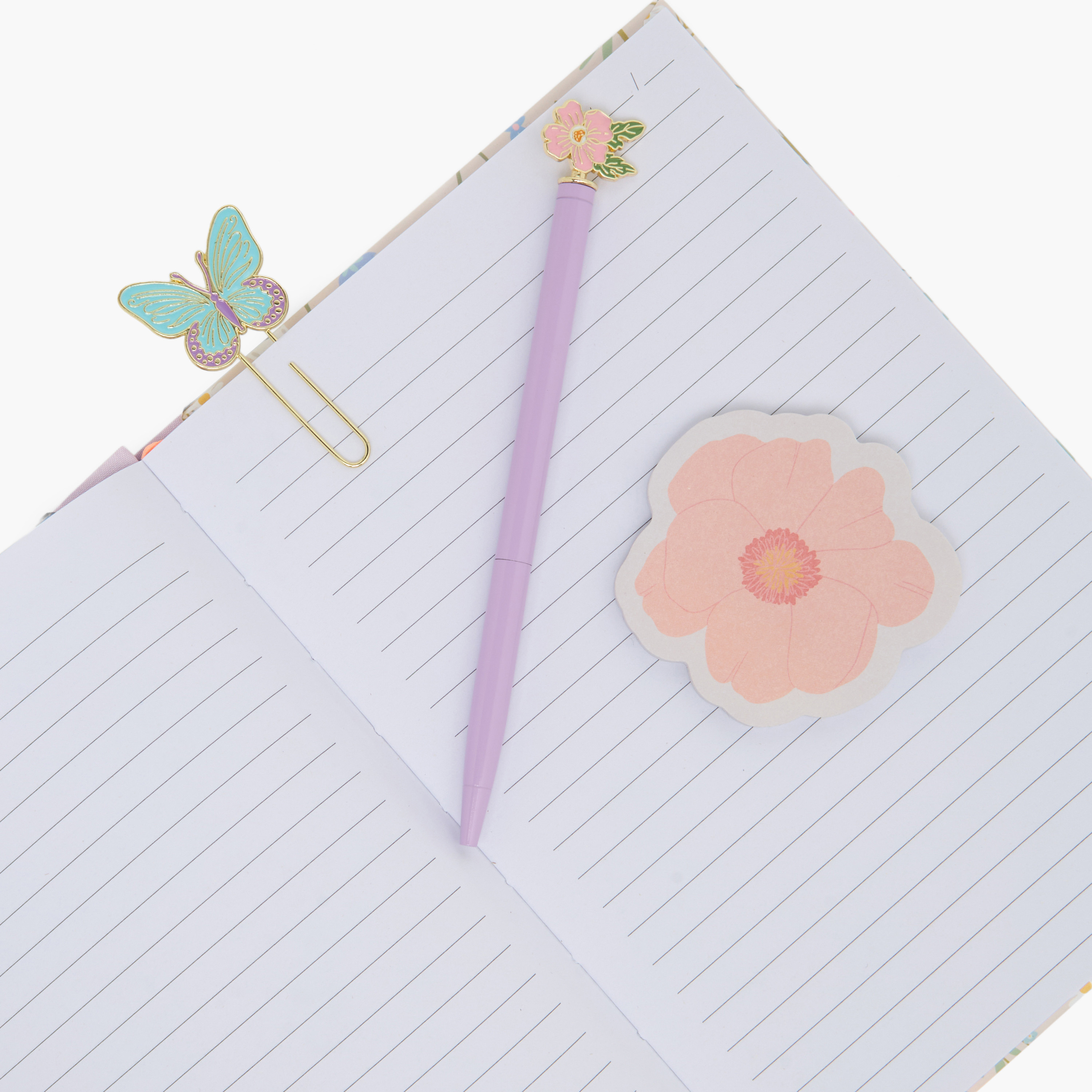 Set of 4 Floral Notebook Gift Set-school-stationery-notebooks-image-5