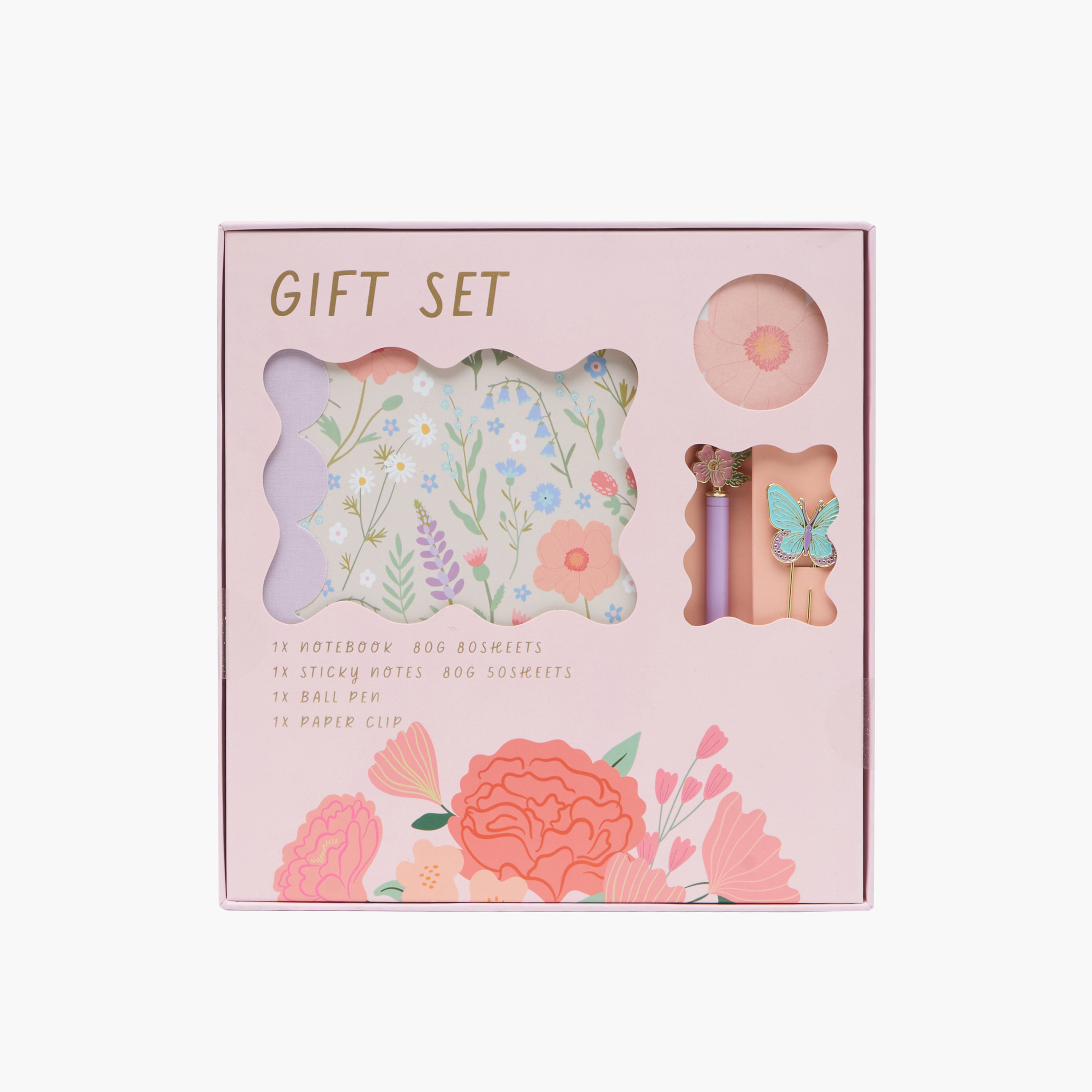 Set of 4 Floral Notebook Gift Set-school-stationery-notebooks-image-6