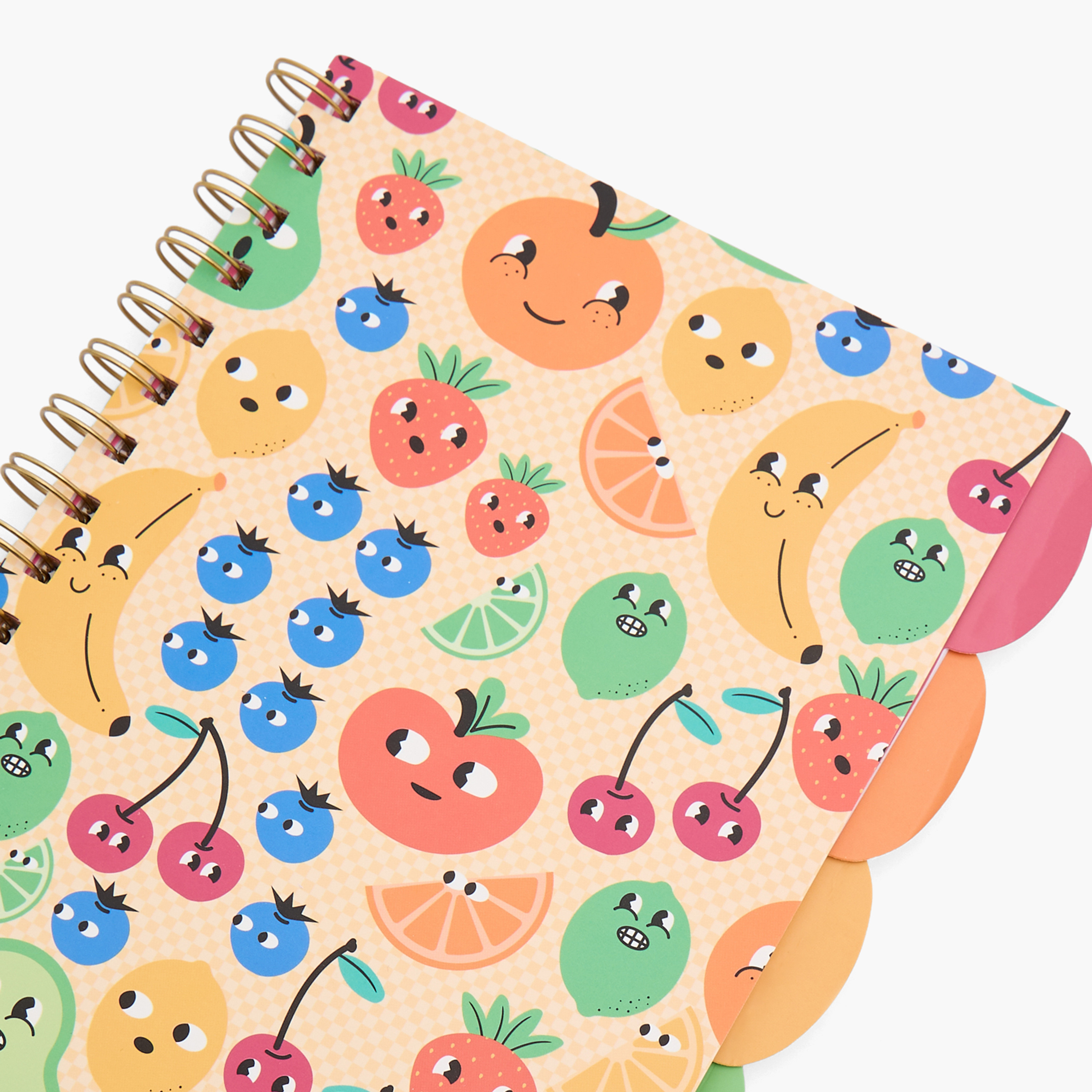 Fruit Print Notebook with Spiral Binding-school-stationery-notebooks-image-3