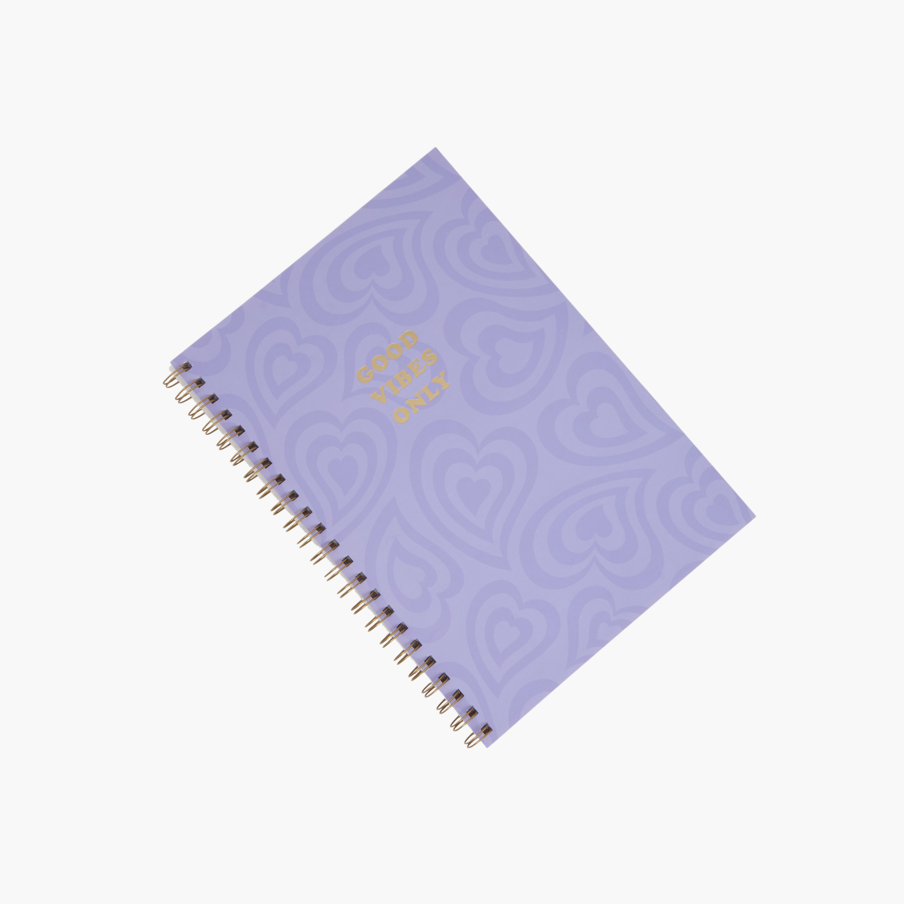 Heart Print Notebook with Spiral Binding-school-stationery-notebooks-image-2