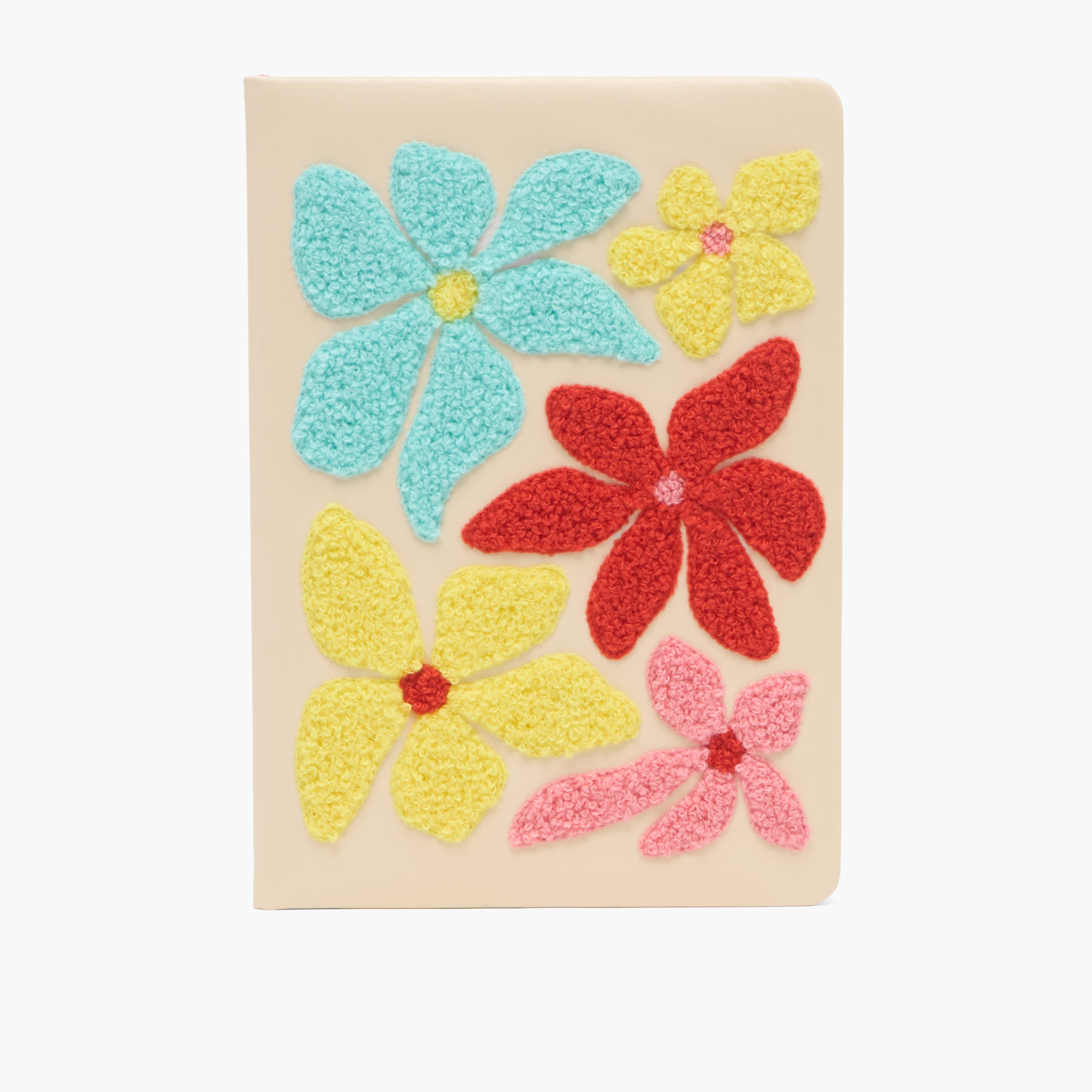 Floral Embroidered Notebook - 80 Pages-school-stationery-notebooks-image-1