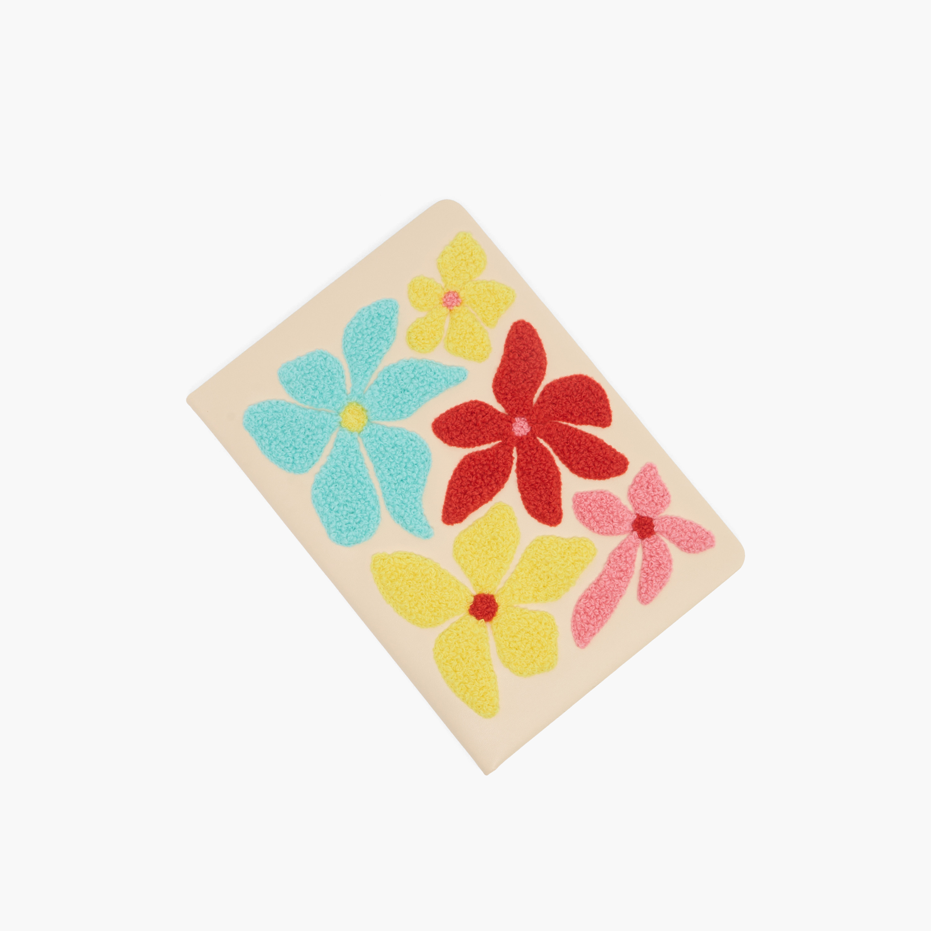 Floral Embroidered Notebook - 80 Pages-school-stationery-notebooks-image-2