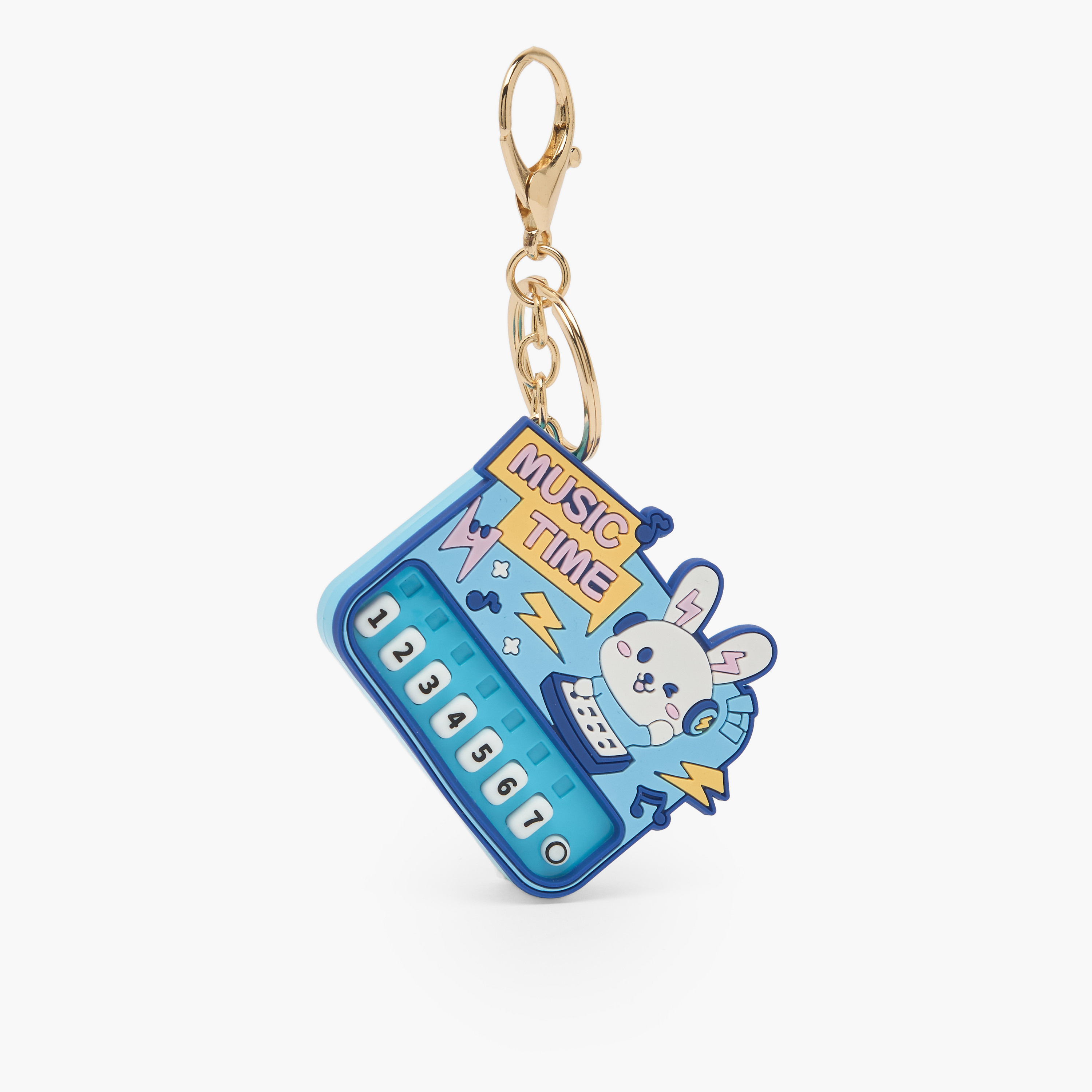 سلسلة مفاتيح بيانو صغيرة من فيرجن-girls-accessories-keyringsandbagcharms-image-1