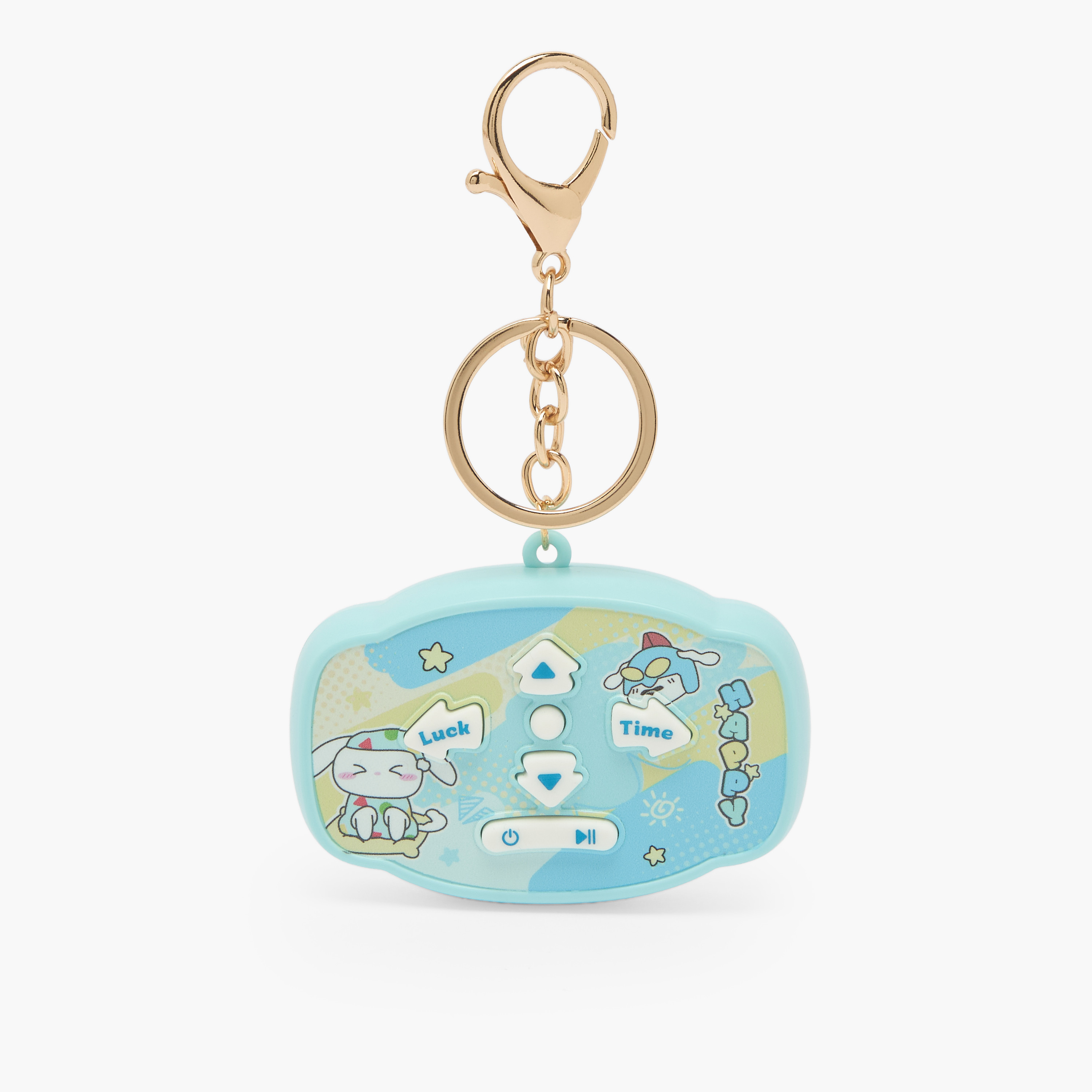 سلسلة مفاتيح فنجر دانس بمشبك إغلاق-girls-accessories-keyringsandbagcharms-image-1