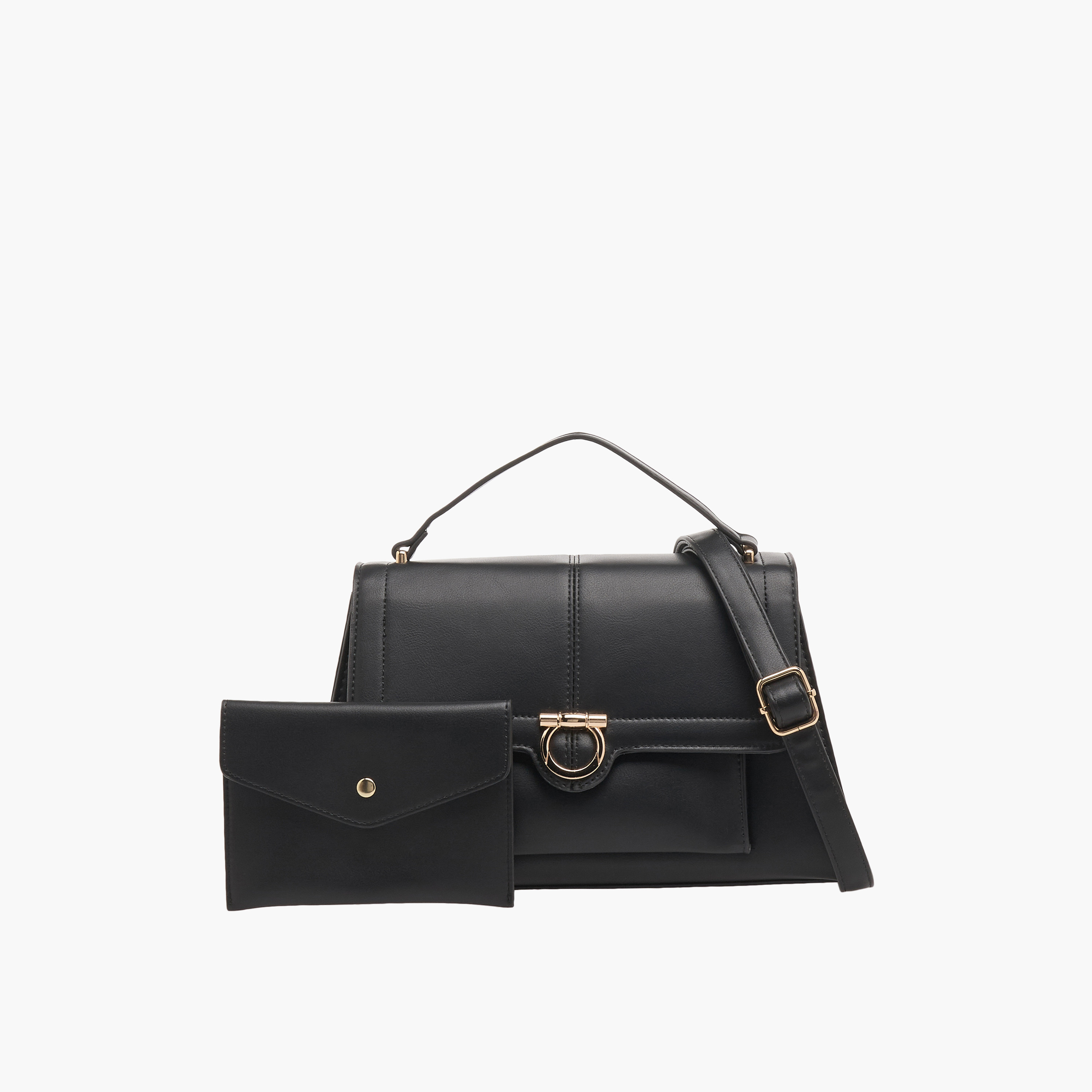 شنطة كروس بودي سادة مع محفظة من ساشا-women-bagsandwallets-handbags-image-1