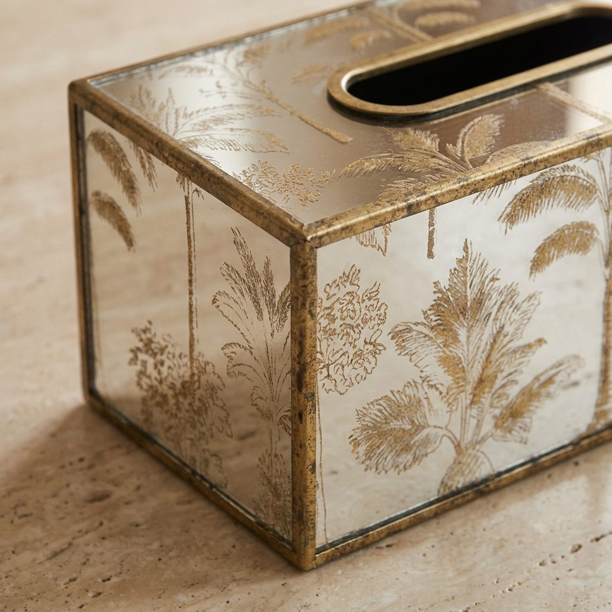 Palm Tree Print Tissue Holder-household-decor-decorativeobjectsandsculptures-image-3