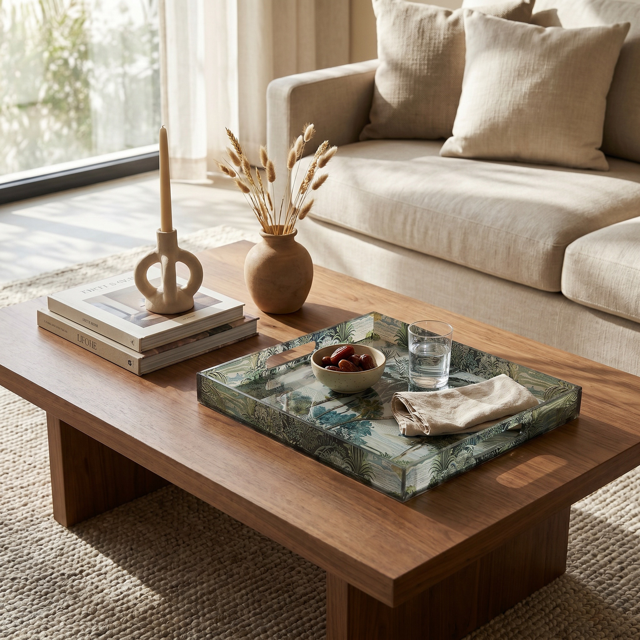 صينية بطبعات نخيل - 33 هسم-household-decor-boxesandtrays-image-4