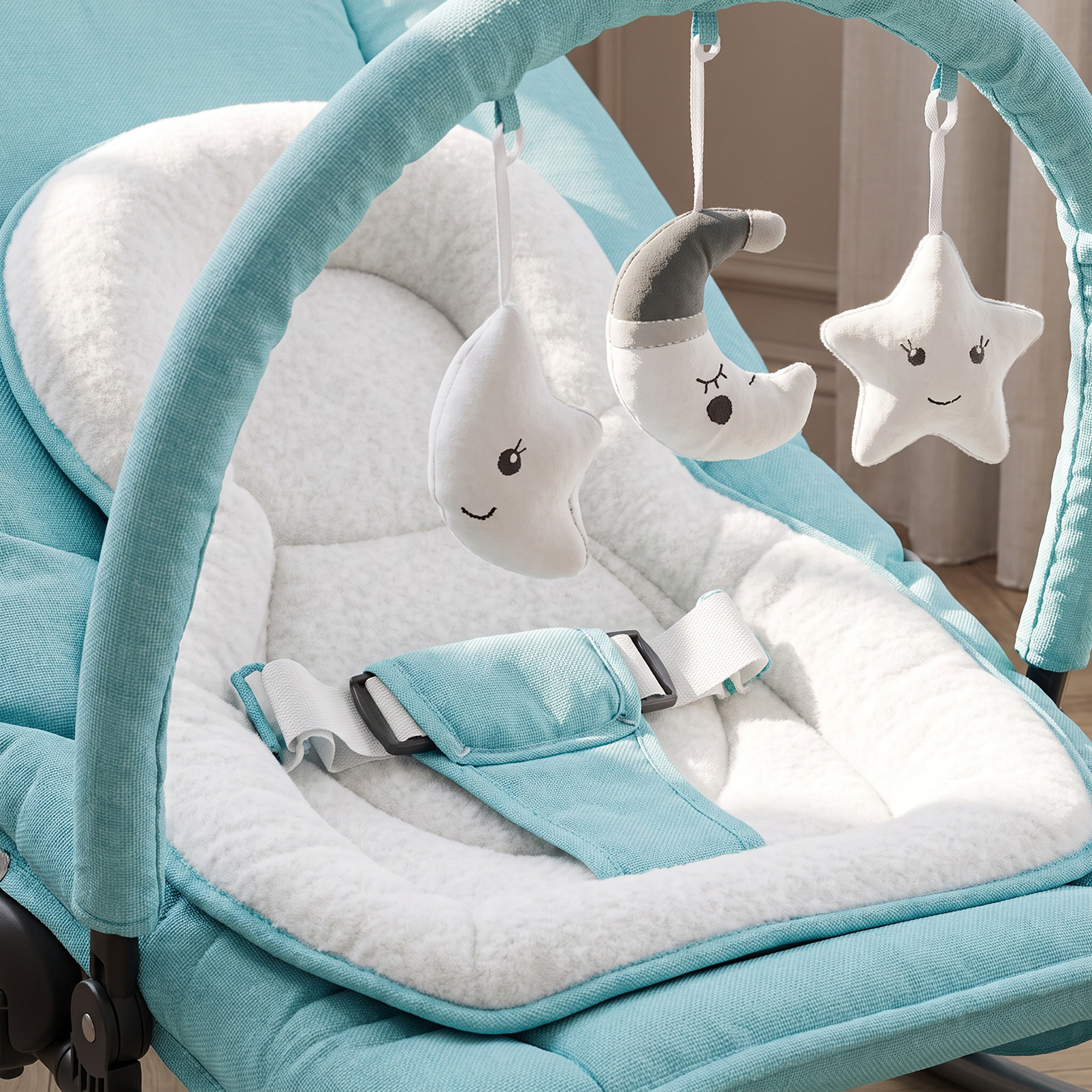 كرسي هزاز سيينا المريح للأطفال مع قوس ألعاب من جونيورز-baby-infantactivity-rockers-image-7