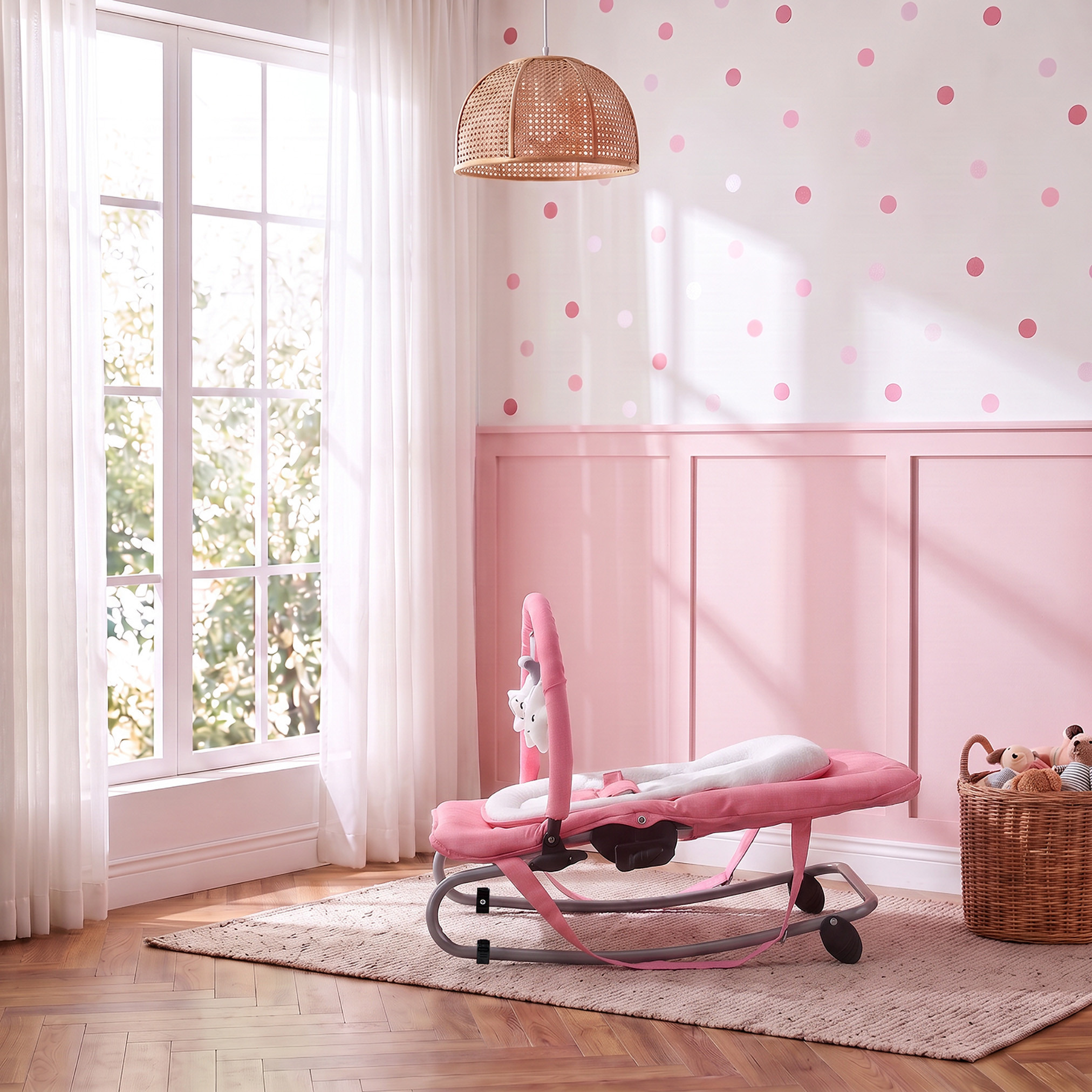 كرسي هزاز سيينا المريح للأطفال مع قوس ألعاب من جونيورز-baby-infantactivity-rockers-image-5
