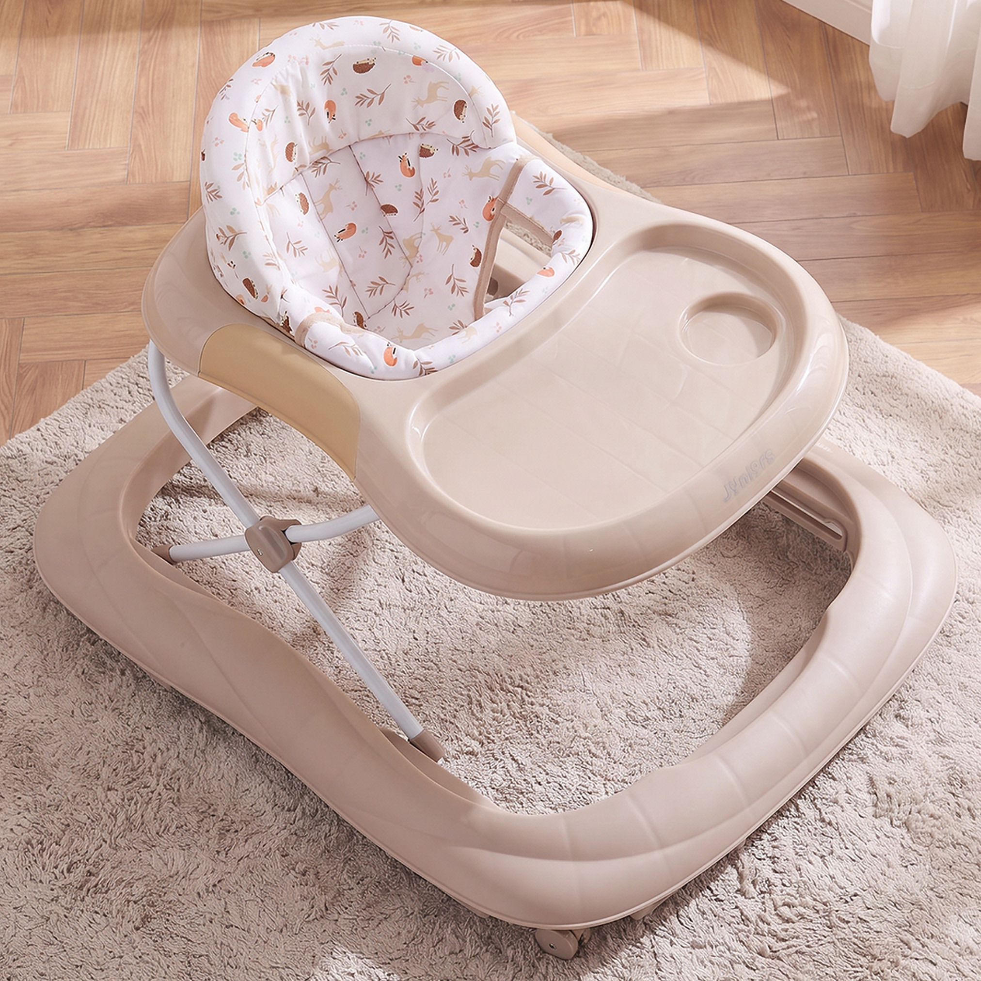 Juniors Scarlet Baby Walker with Safari Print-baby-infantactivity-walkers-image-6