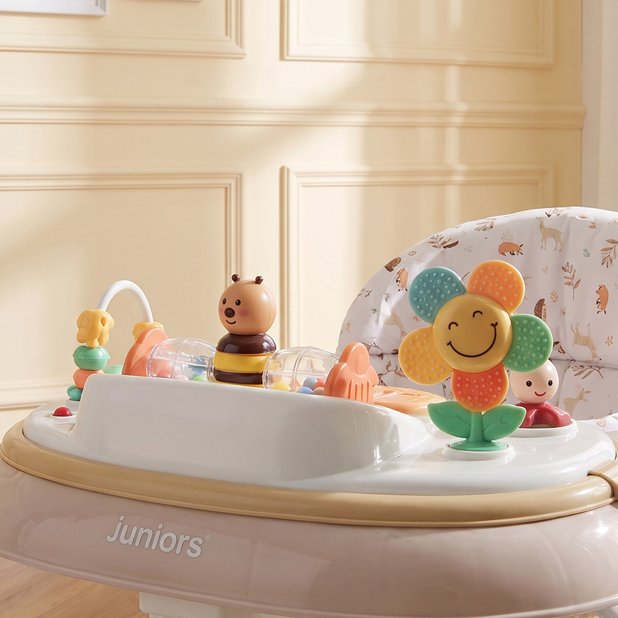 Juniors Scarlet Baby Walker with Safari Print-baby-infantactivity-walkers-image-8