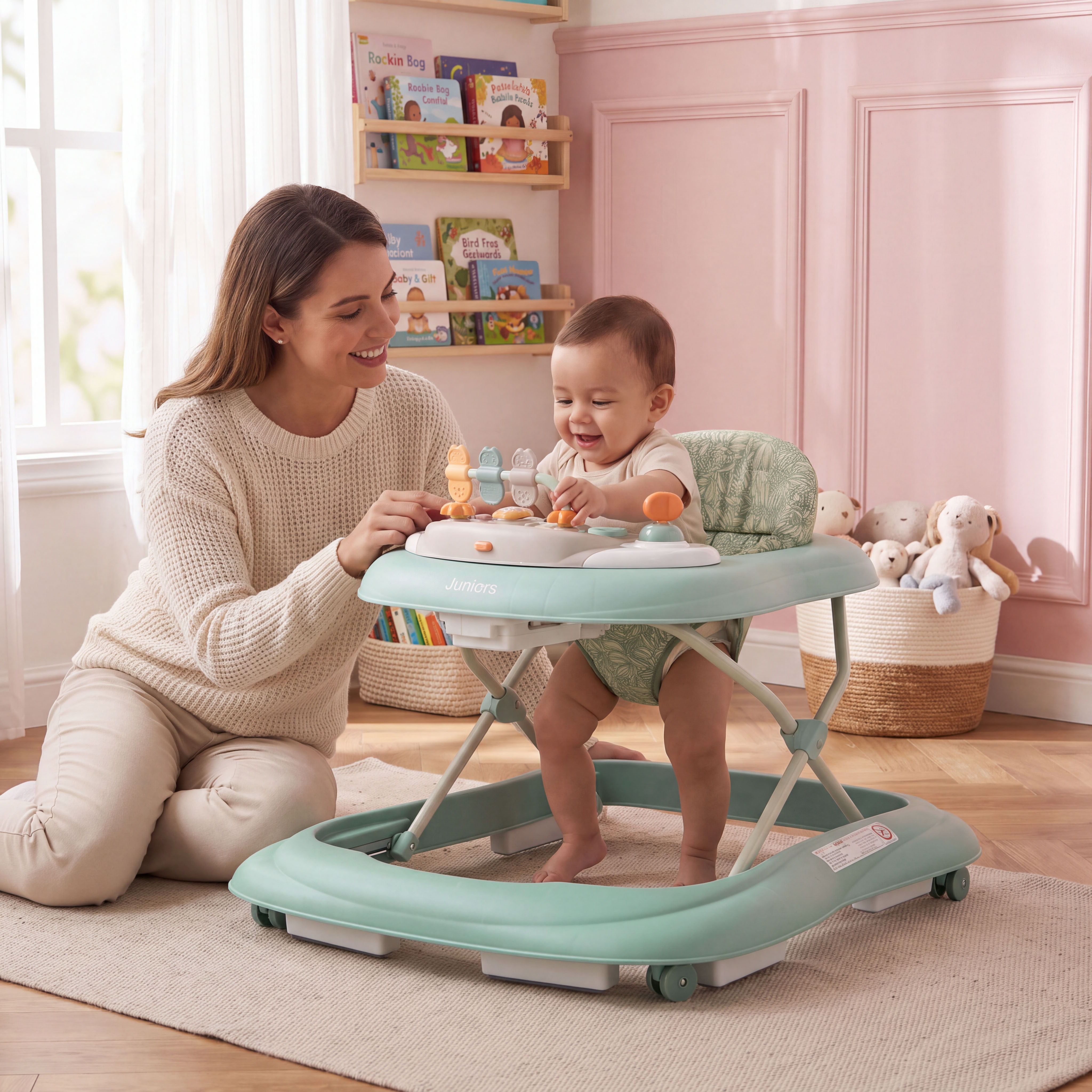 مشاية أطفال جونيورز إمبالس لدعم الخطوات الأولى-baby-infantactivity-walkers-image-3