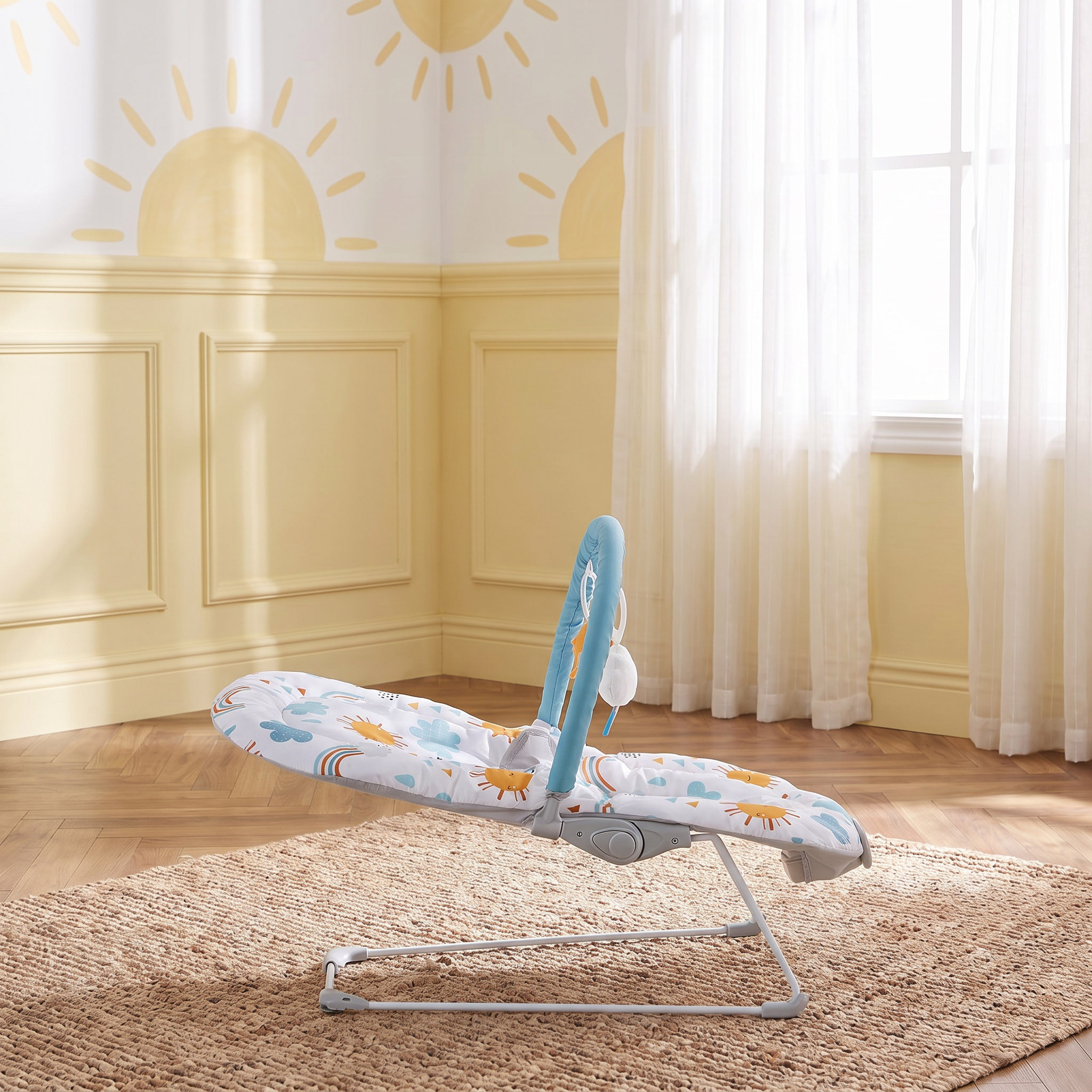 Juniors Zinnia Cloud Print Baby Bouncer-baby-infantactivity-bouncers-image-5