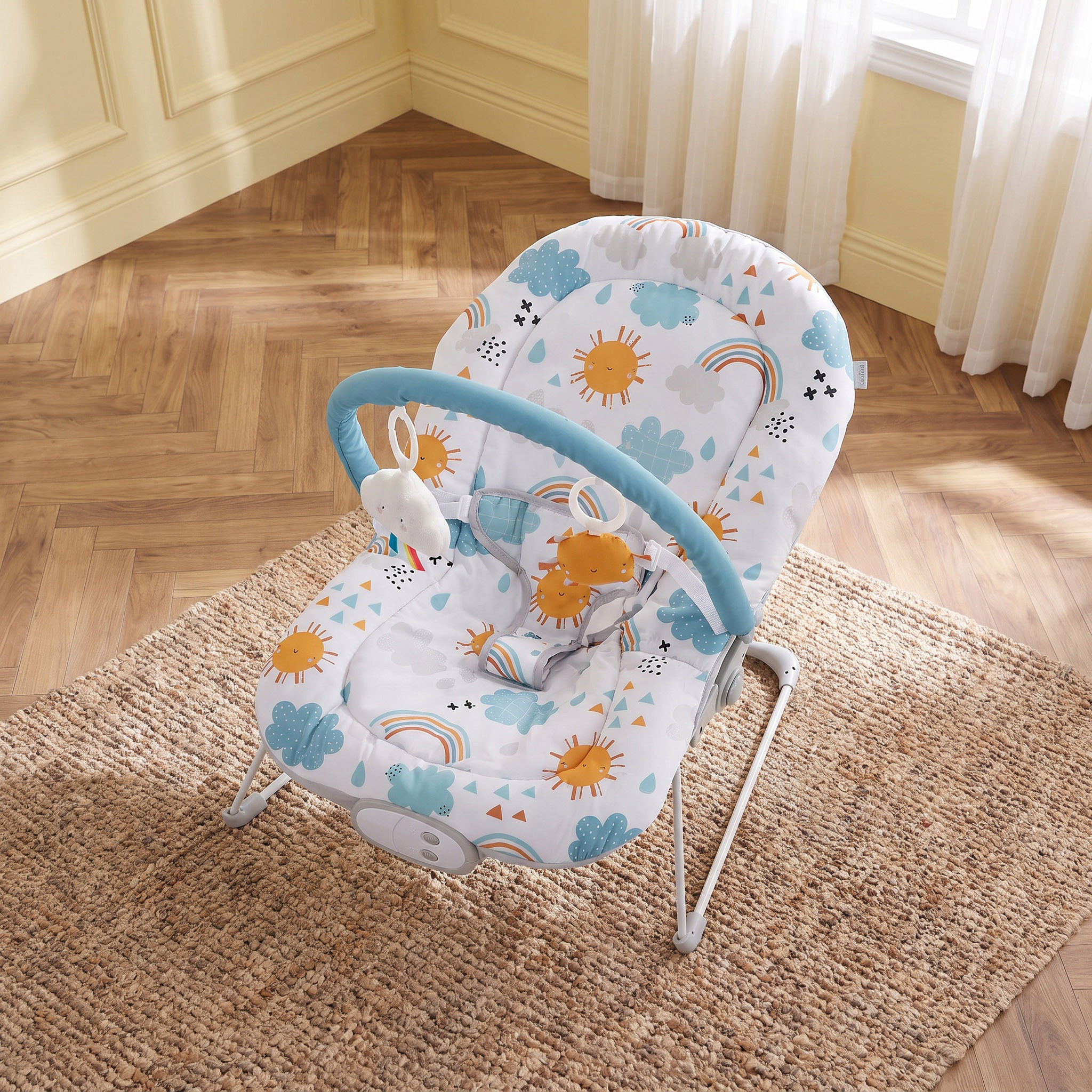 Juniors Zinnia Cloud Print Baby Bouncer-baby-infantactivity-bouncers-image-6