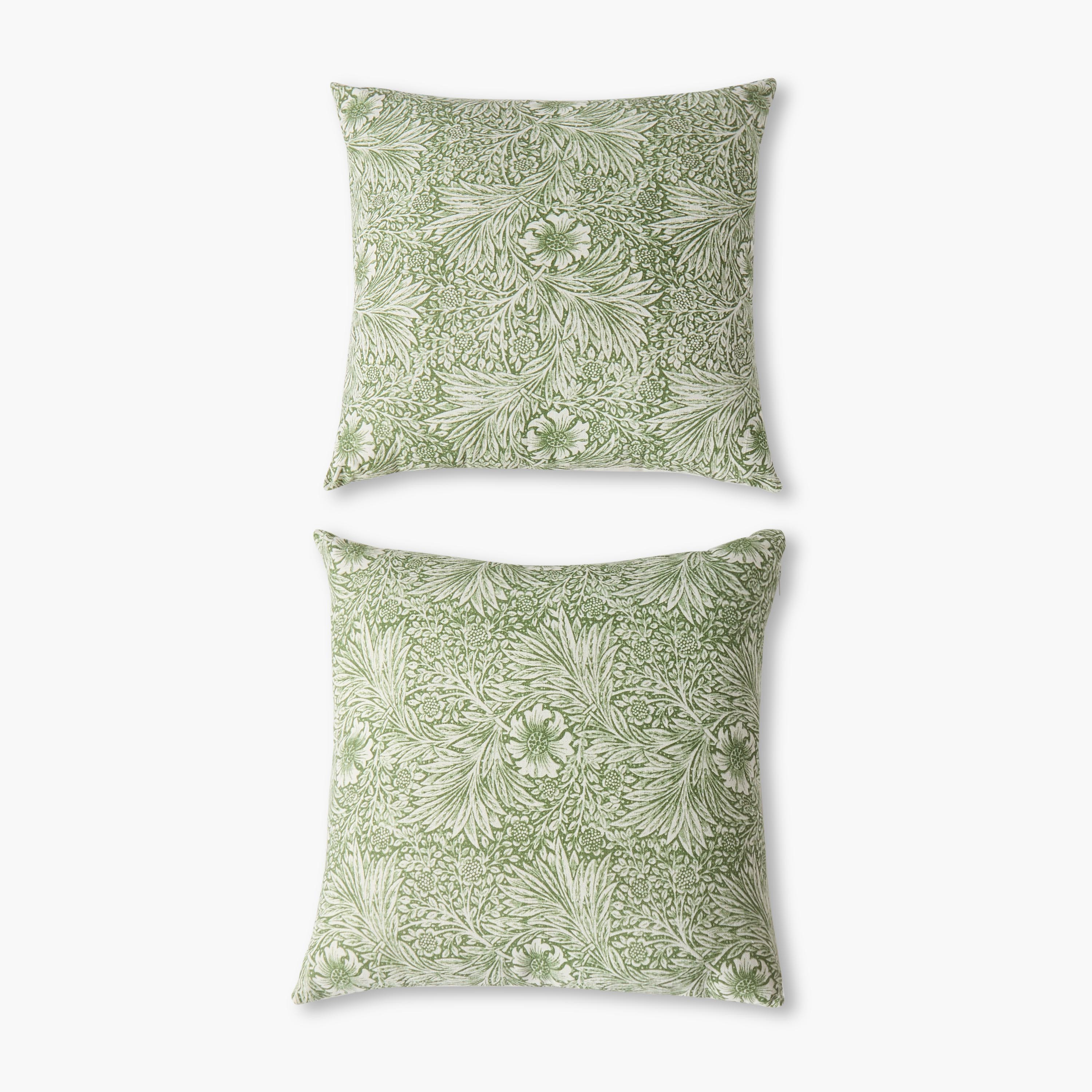 Floral Print 2-Piece Filled Cushion Set - 45x45 cms-household-cushionsandthrows-filledcushions-decorativecushions-image-2