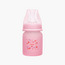 Luqu Glass with Silicone Coated Feeding Bottle - 120 ml-baby-feeding-feedingbottles-bottlesandteats-image-1