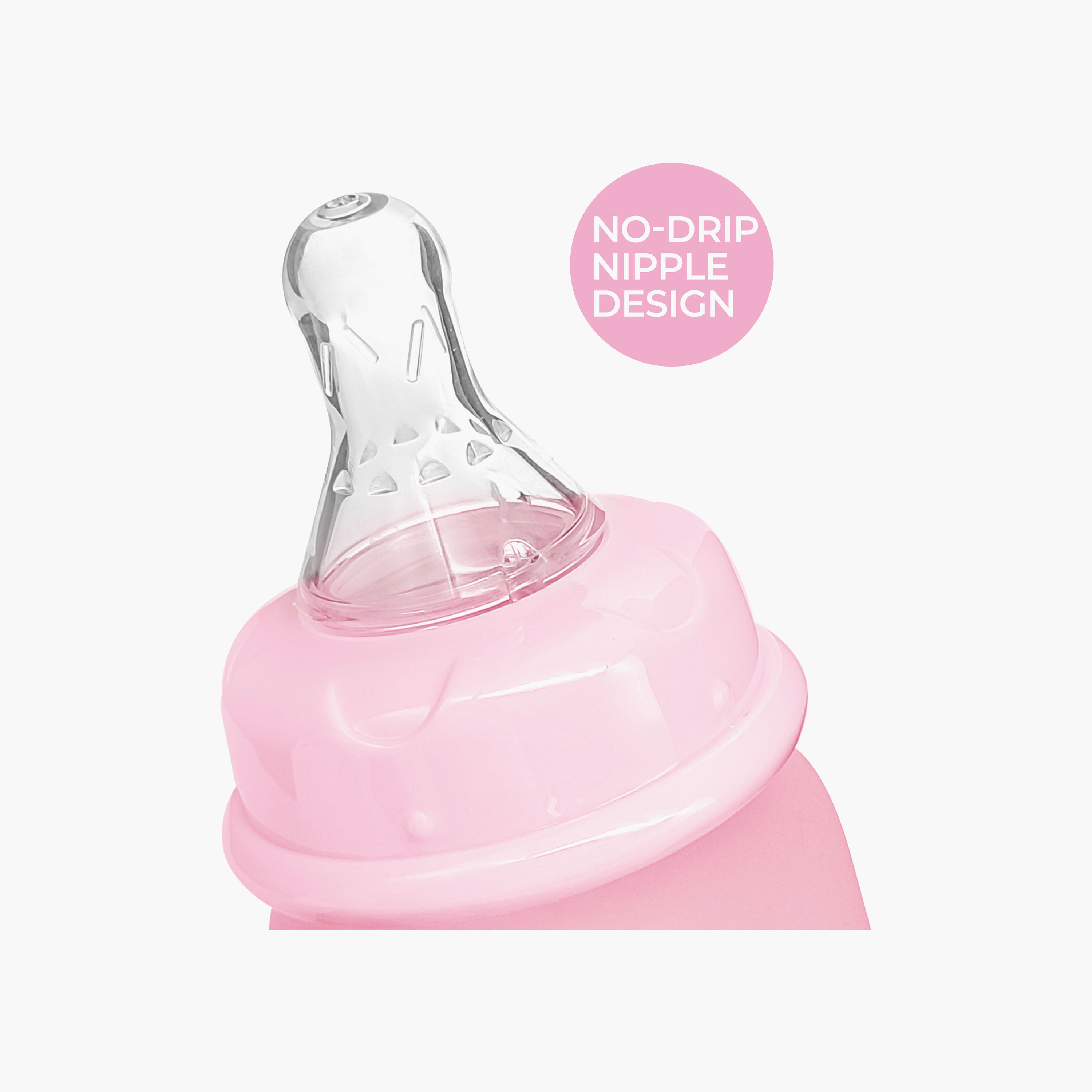 زجاجة رضاعة زجاجية مغطاة بالسيليكون من لوكو - 60 مل-baby-feeding-feedingbottles-bottlesandteats-image-6