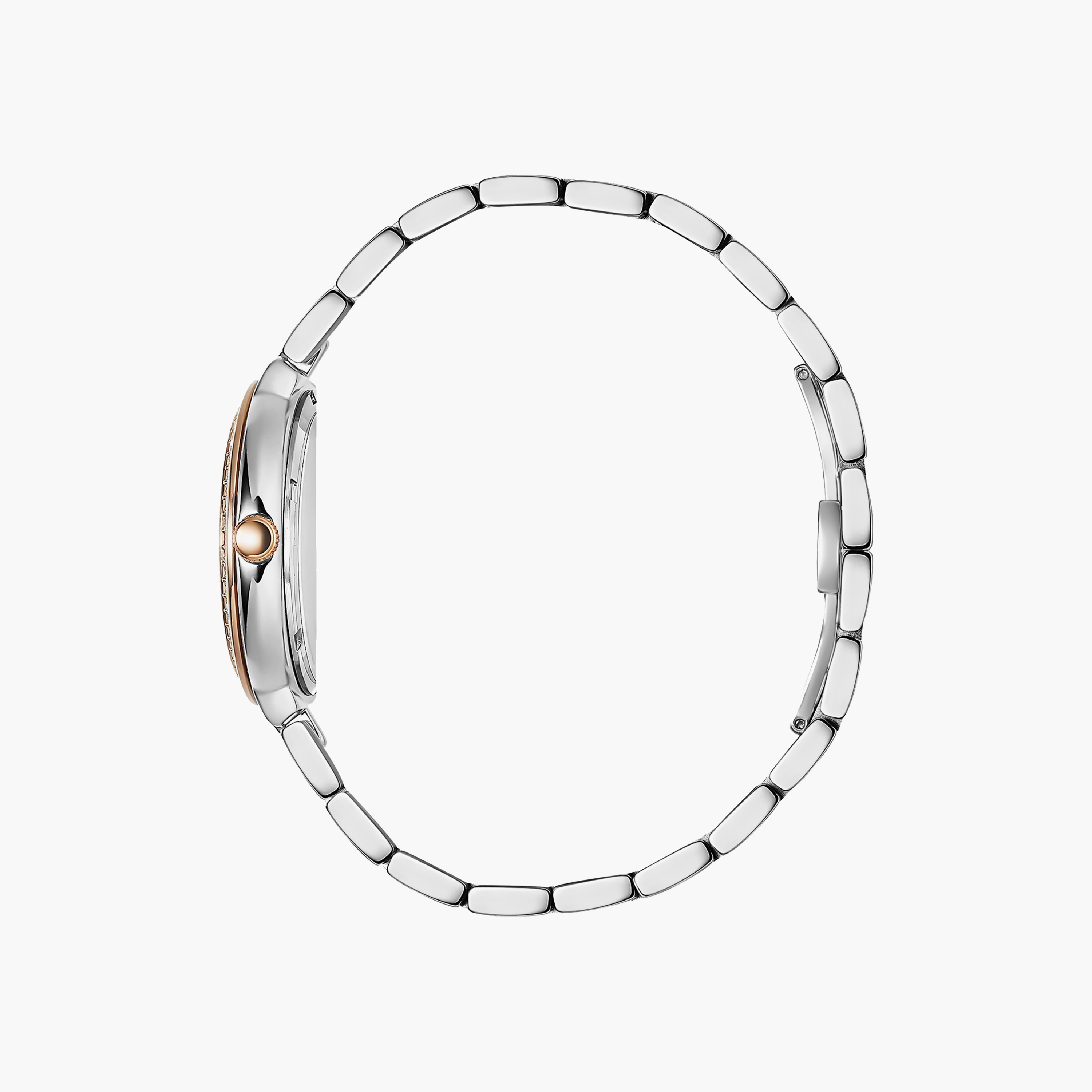 ساعة أوماكس النسائية التناظرية الدائرية 34 مم بسوار معدني مغلق | 00ASS004N025-women-watchesandjewellery-watches-image-2