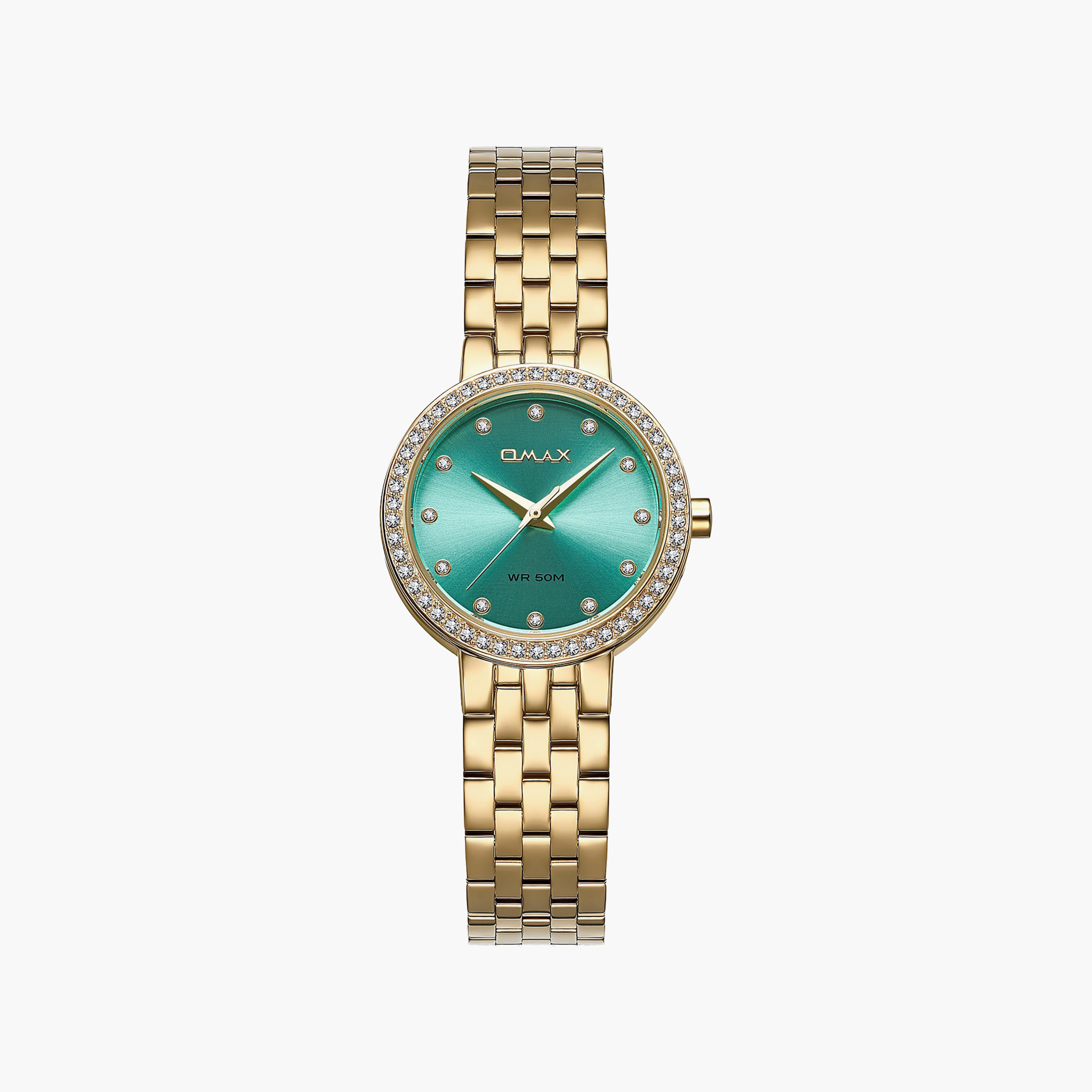 OMAX Women's Analog Round 30 MM Metal Closed Band Watch | 00ASS012G017-women-watchesandjewellery-watches-image-1