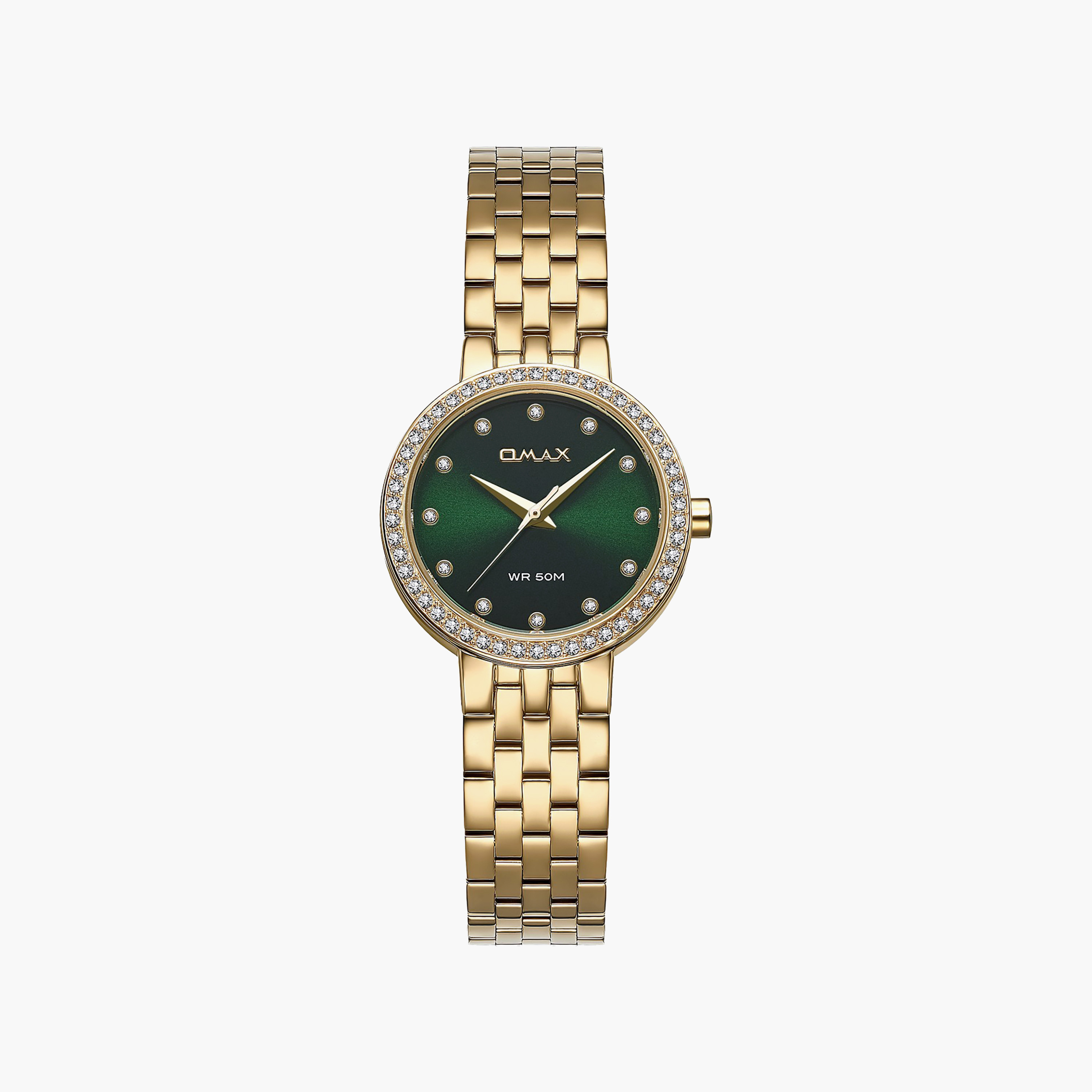 ساعة أوماكس النسائية التناظرية الدائرية 30 مم بسوار معدني مغلق | 00ASS012G017-women-watchesandjewellery-watches-image-1