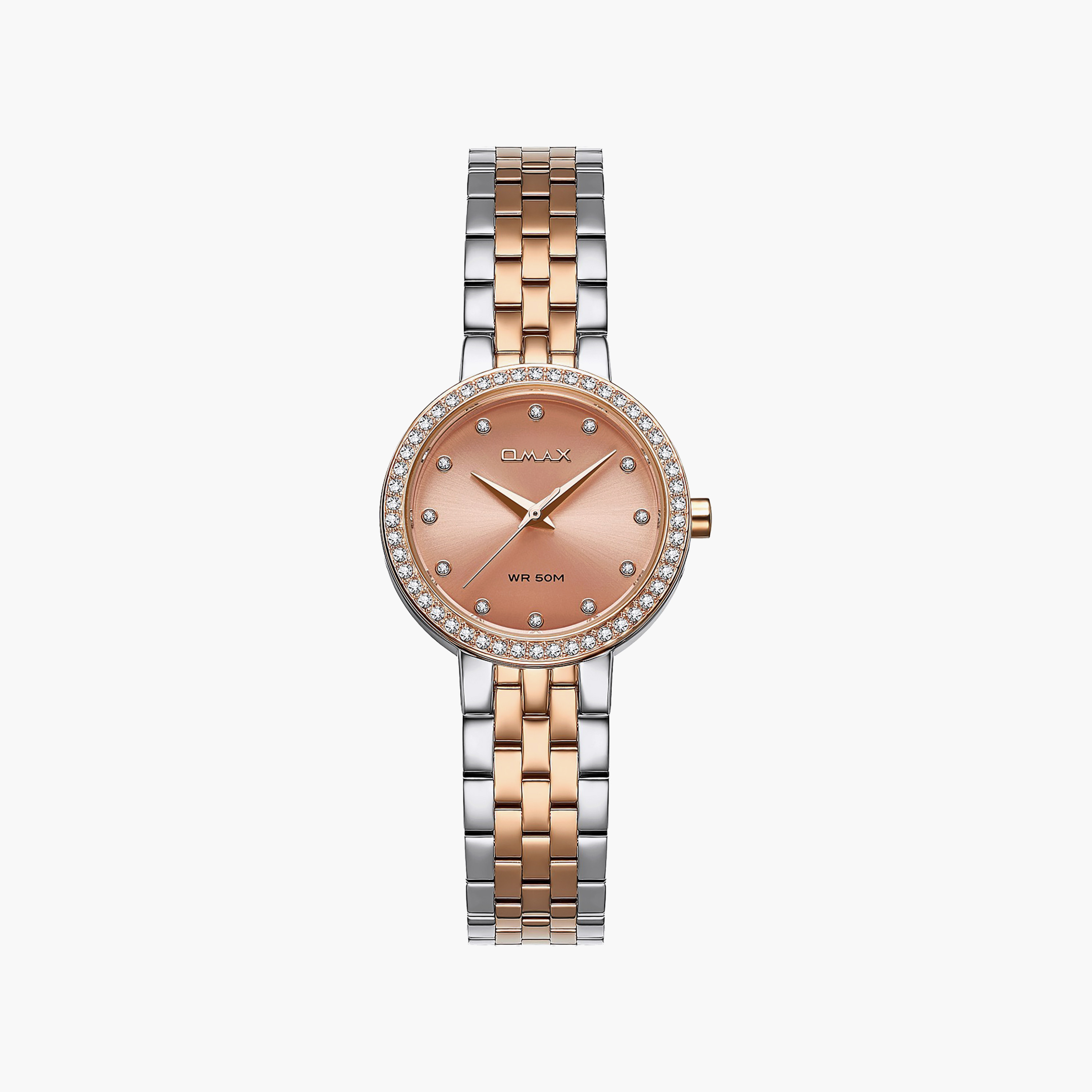 OMAX Women's Analog Round 30 MM Metal Closed Band Watch | 00ASS012N025-women-watchesandjewellery-watches-image-7