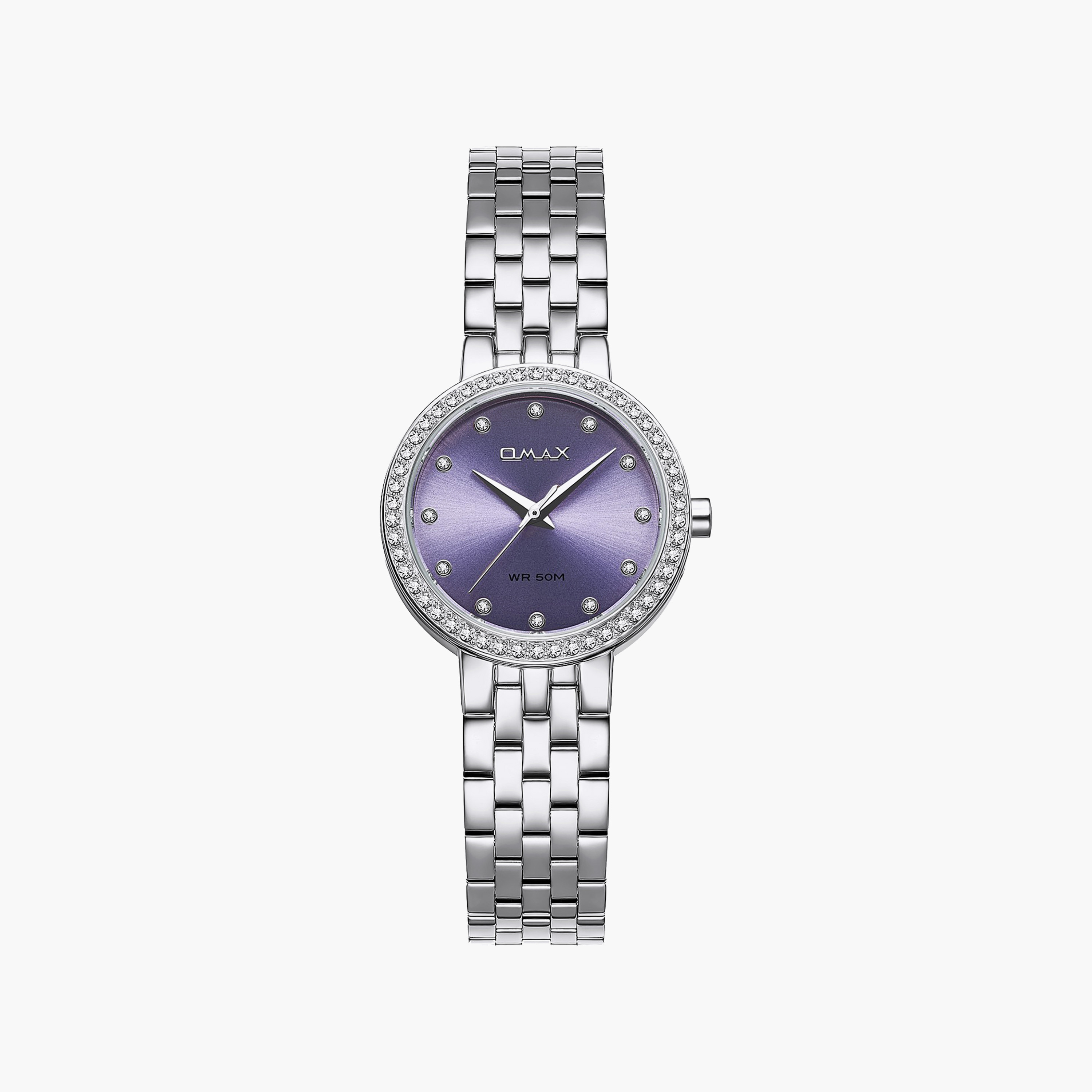 OMAX Women's Analog Round 30 MM Metal Closed Band Watch | 00ASS012S008-women-watchesandjewellery-watches-image-1