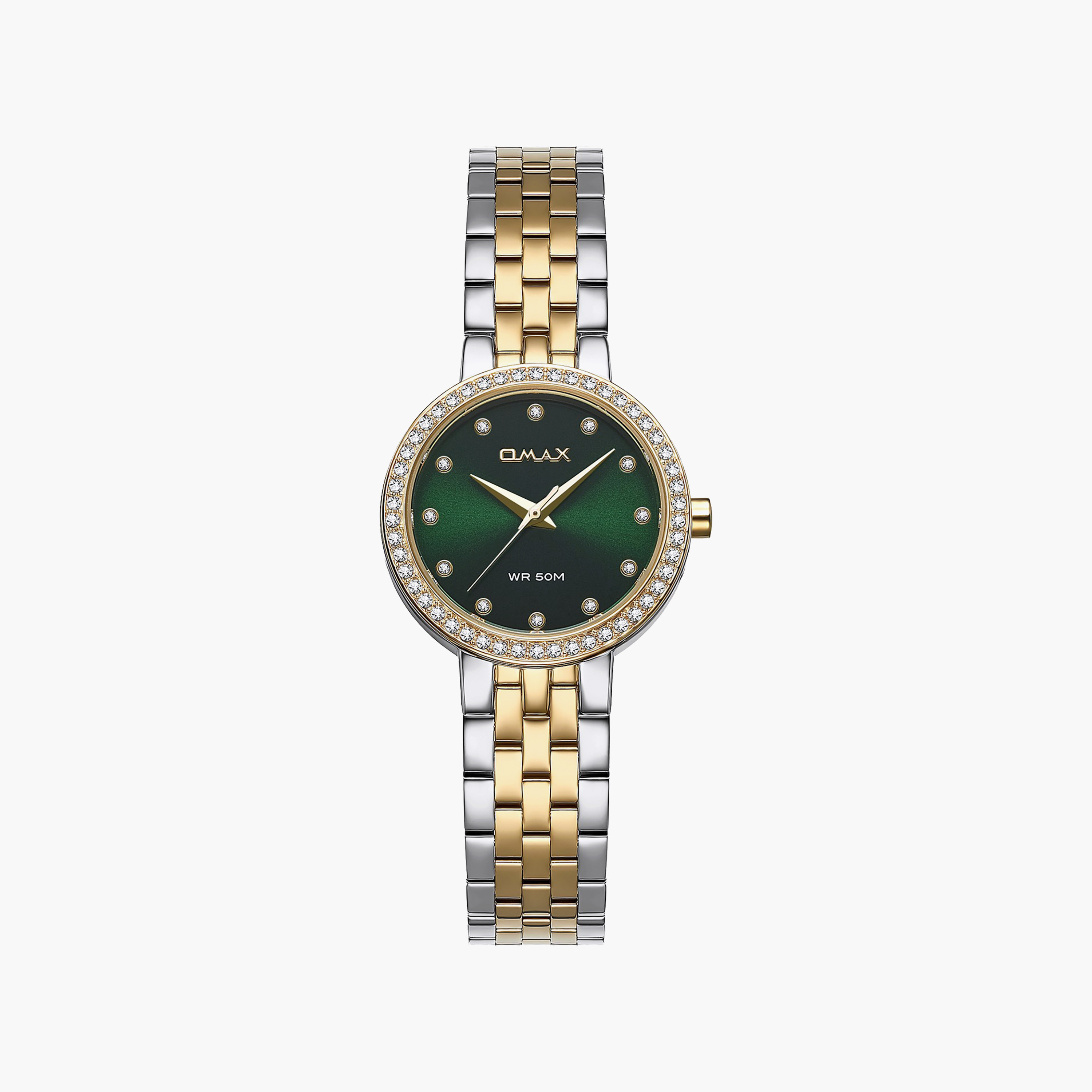 OMAX Women's Analog Round 30 MM Metal Closed Band Watch | 00ASS012T010-women-watchesandjewellery-watches-image-1