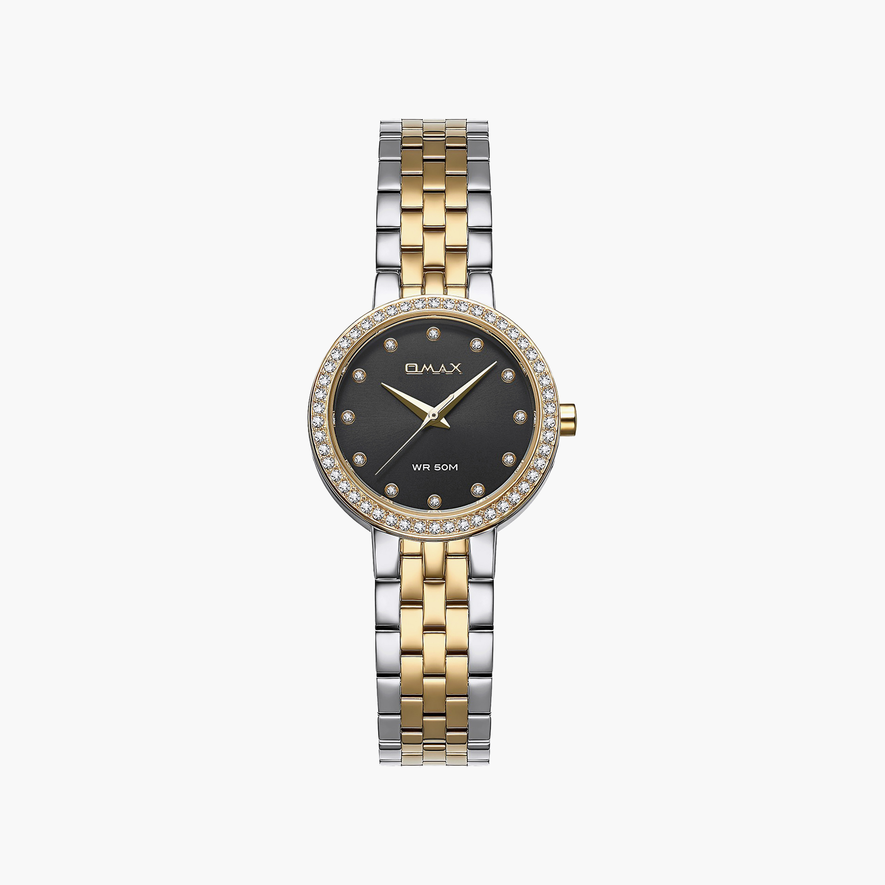 OMAX Women's Analog Round 30 MM Metal Closed Band Watch | 00ASS012T011-women-watchesandjewellery-watches-image-1