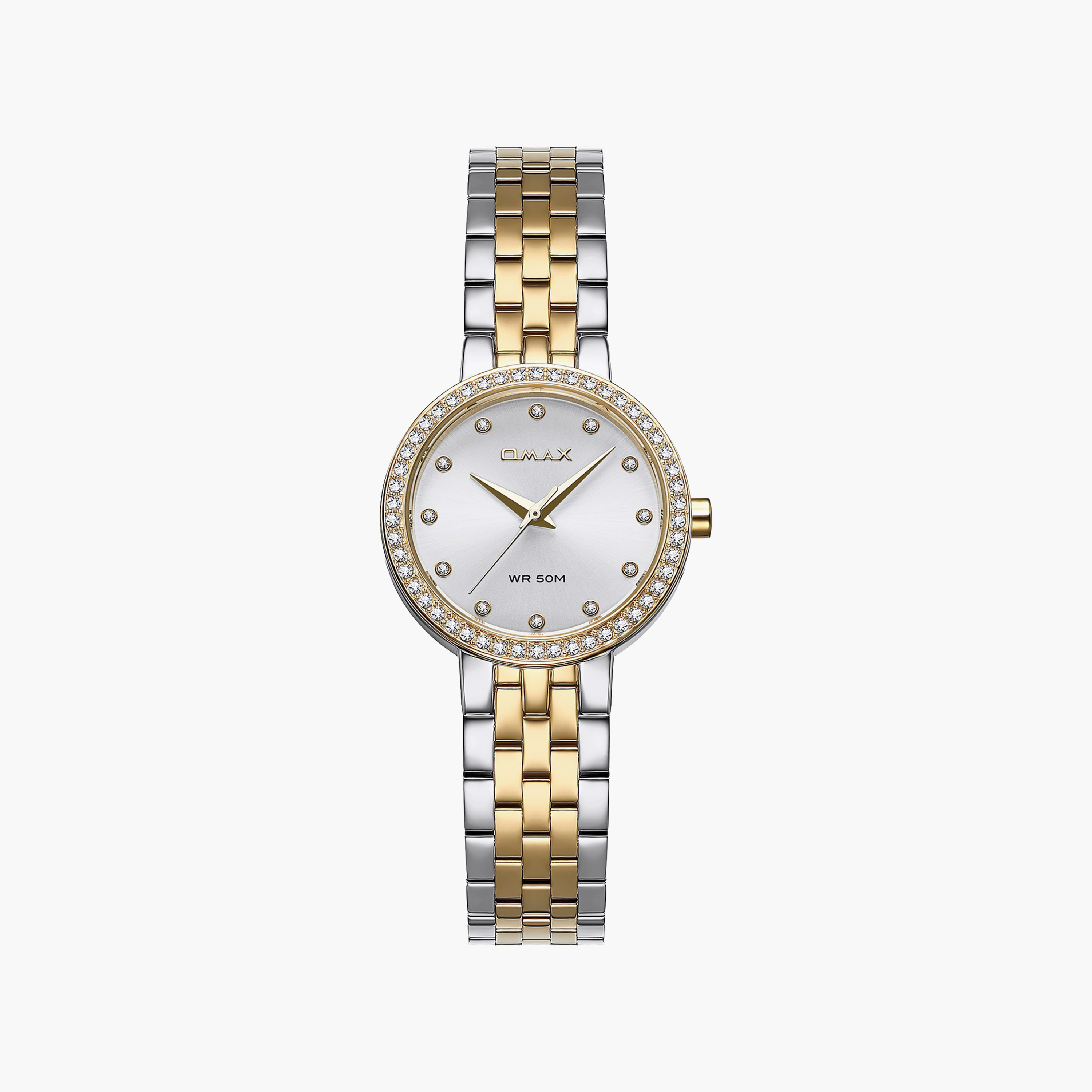 OMAX Women's Analog Round 30 MM Metal Closed Band Watch | 00ASS012T012-women-watchesandjewellery-watches-image-1