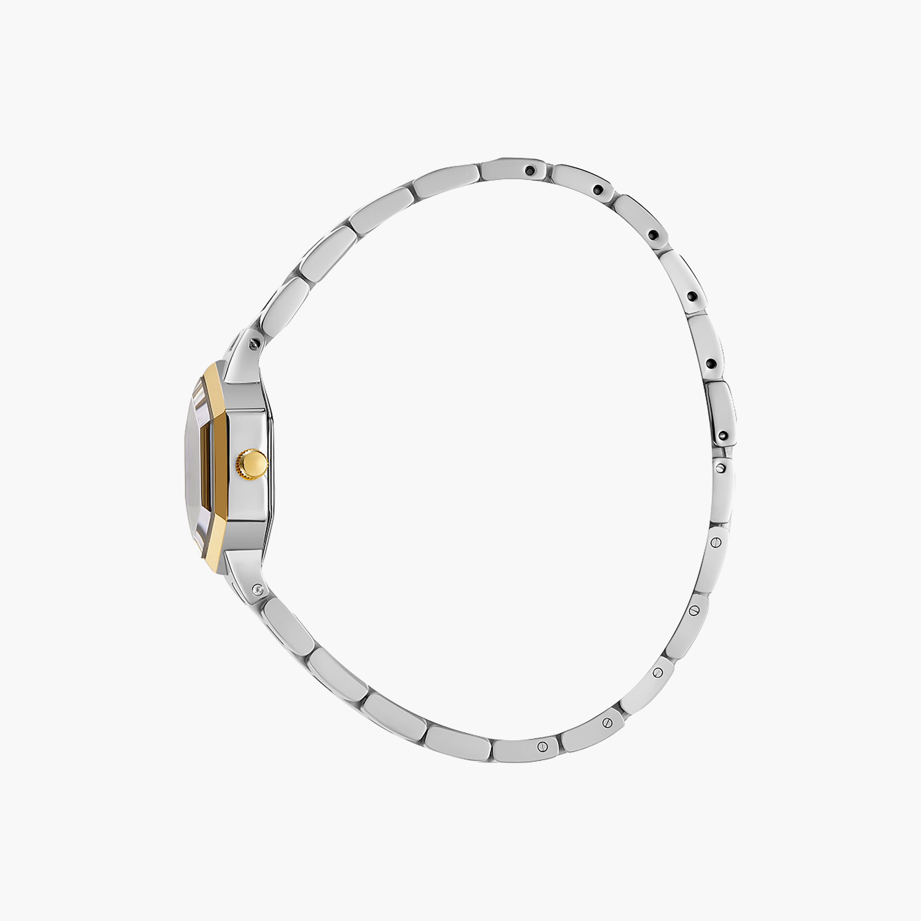 ساعة أوماكس النسائية التناظرية سداسية الشكل 22 مم بمشبك معدني | SQ-CS012T3IS3-women-watchesandjewellery-watches-image-2