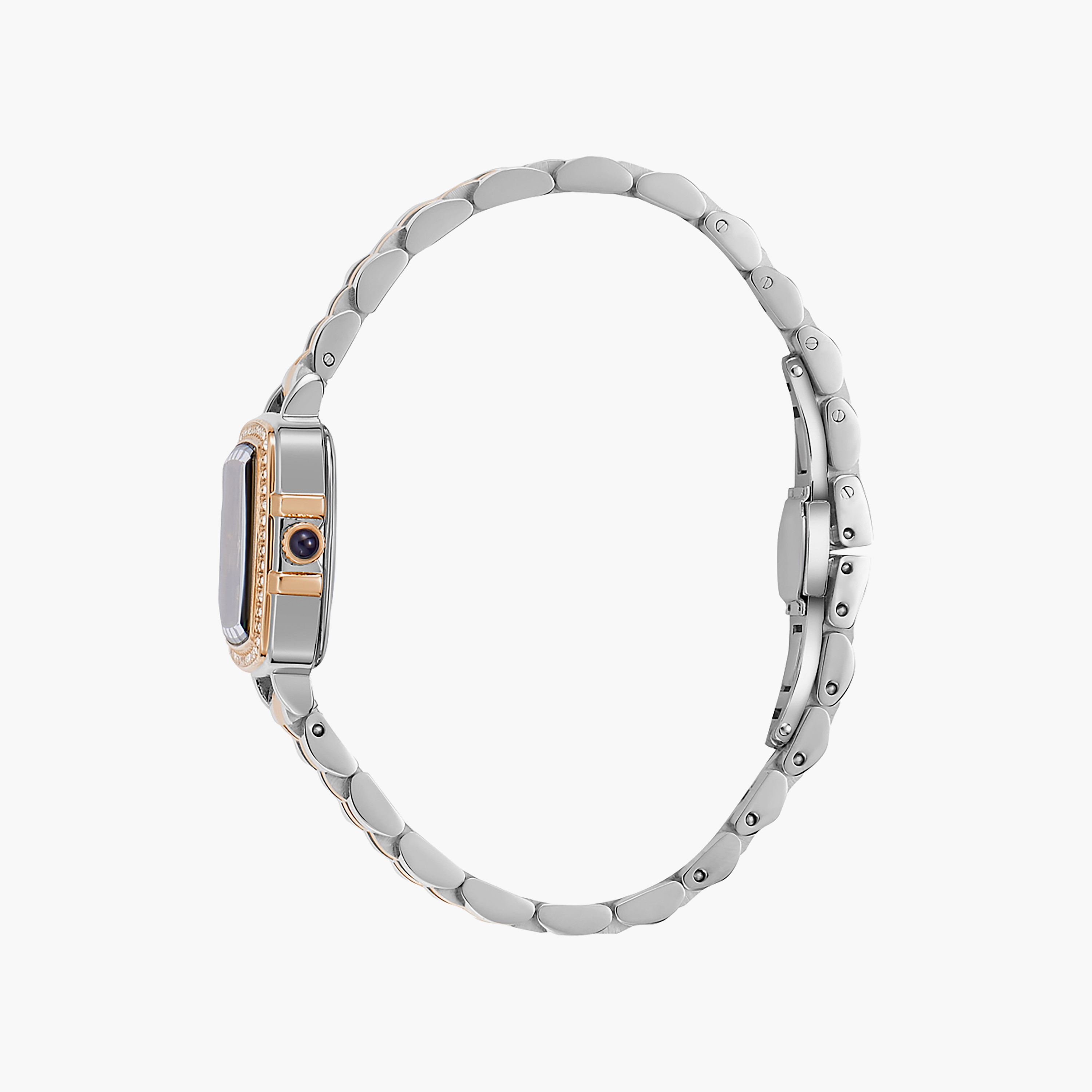 OMAX Women's Analog Square 25 MM Metal Clasp Watch | SQ-CS014C6SS4-women-watchesandjewellery-watches-image-2