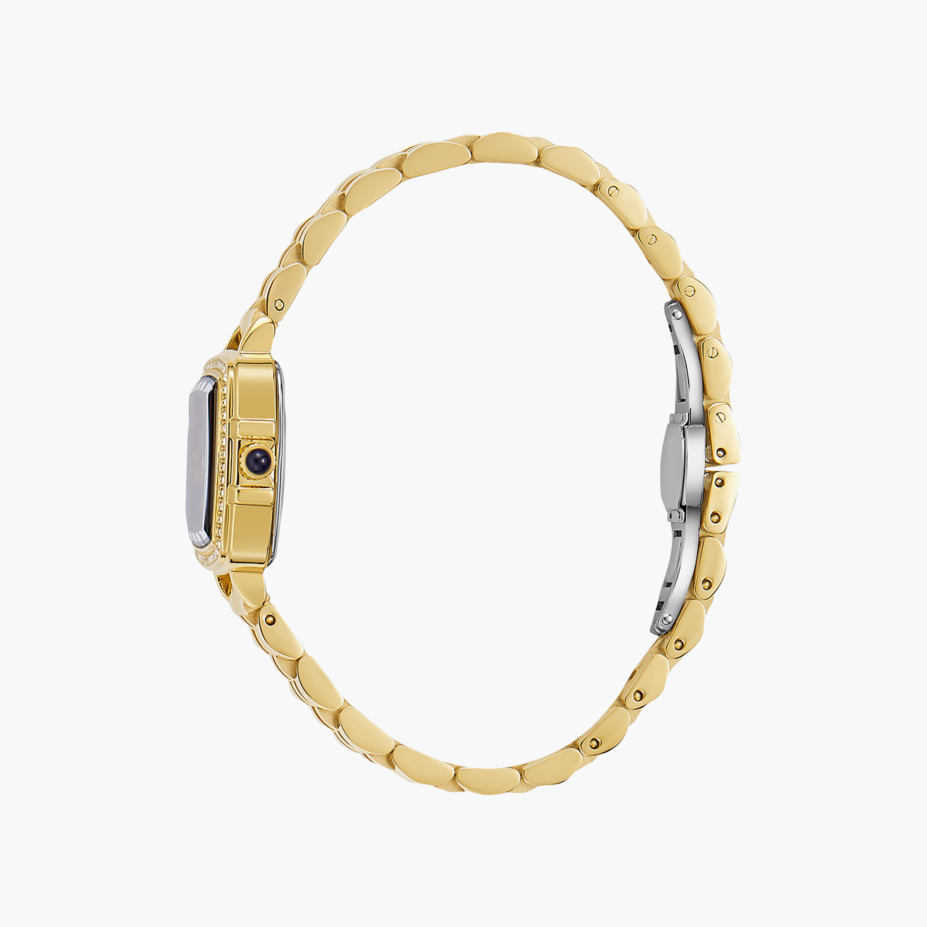 ساعة أوماكس النسائية التناظرية المربعة 25 مم بمشبك معدني | SQ-CS014GZ1S3-women-watchesandjewellery-watches-image-2