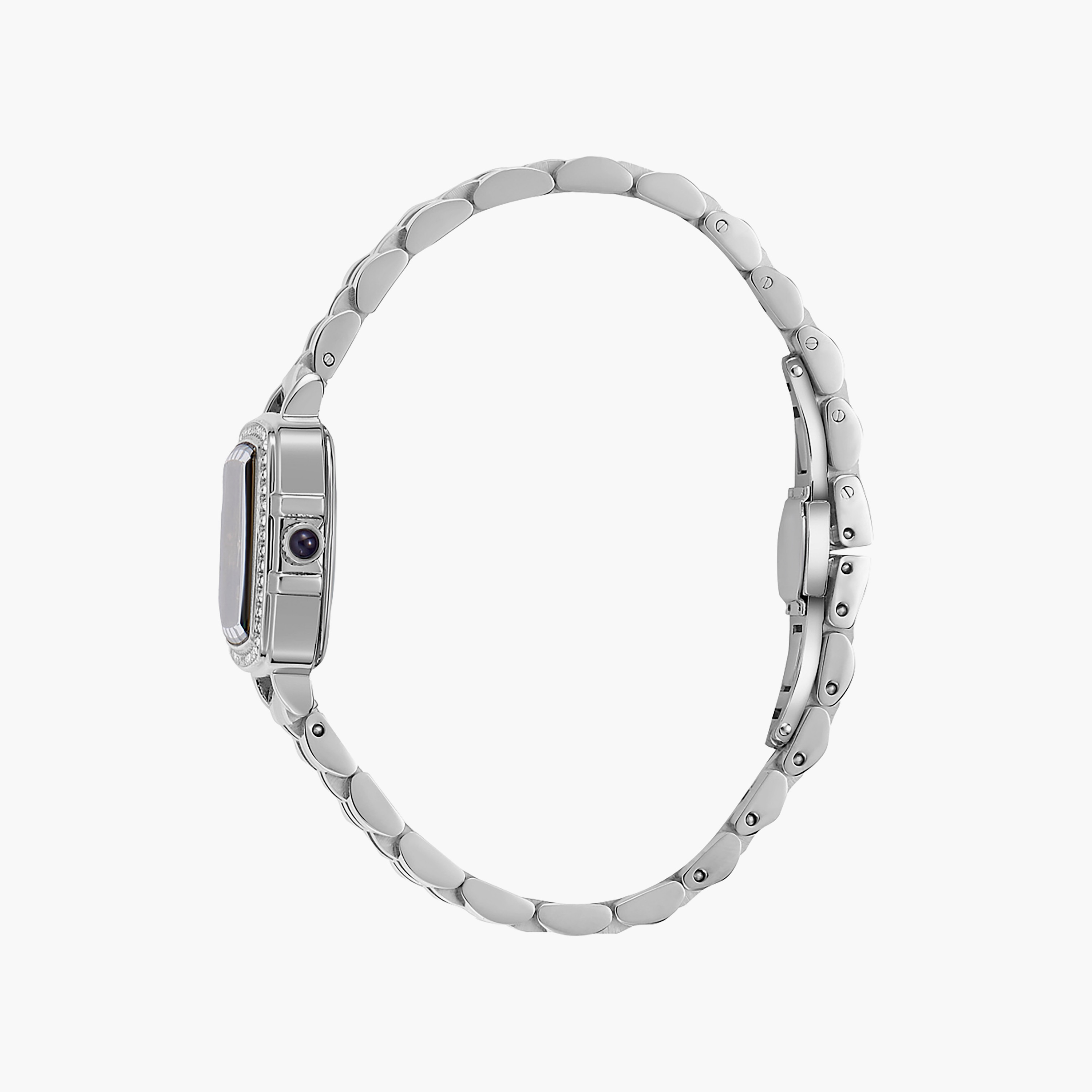 ساعة أوماكس النسائية التناظرية المربعة 25 مم بمشبك معدني | SQ-CS014P73S1-women-watchesandjewellery-watches-image-2